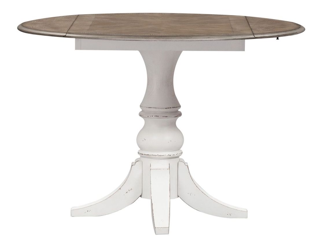 Magnolia Manor Round Drop Leaf Dining Set | Liberty Furniture