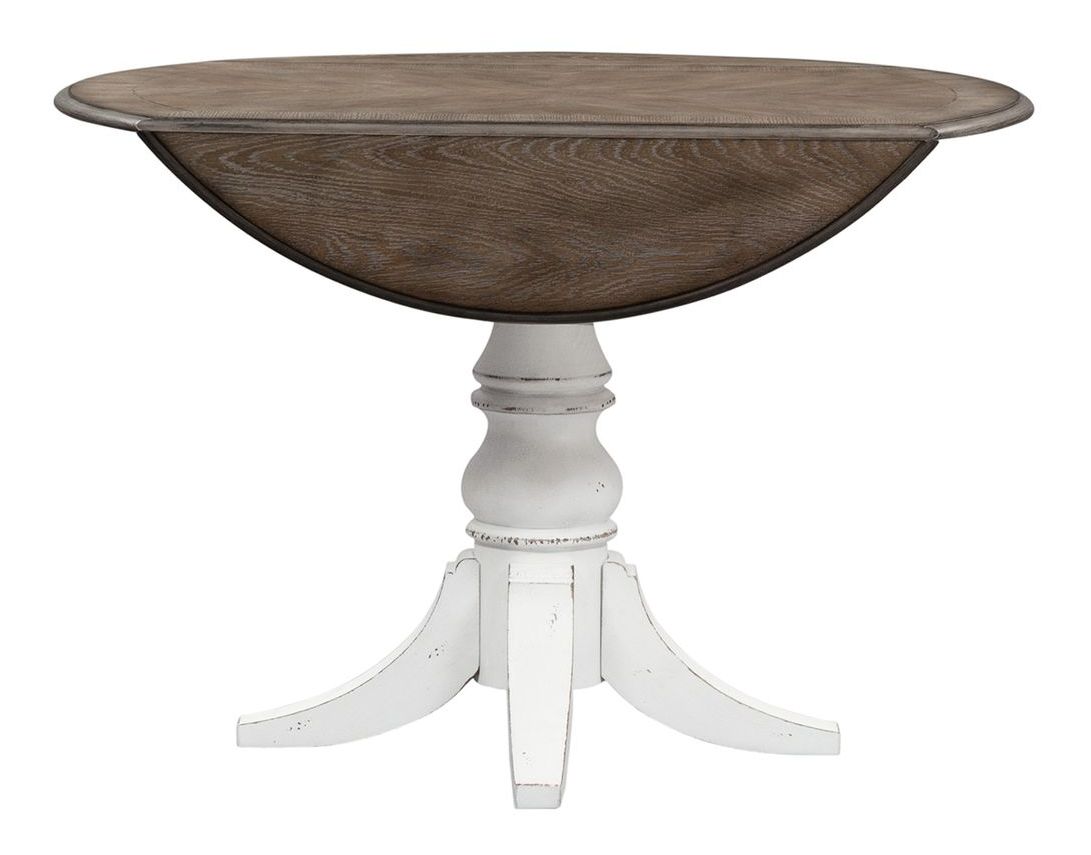 Magnolia Manor Round Drop Leaf Dining Set | Liberty Furniture