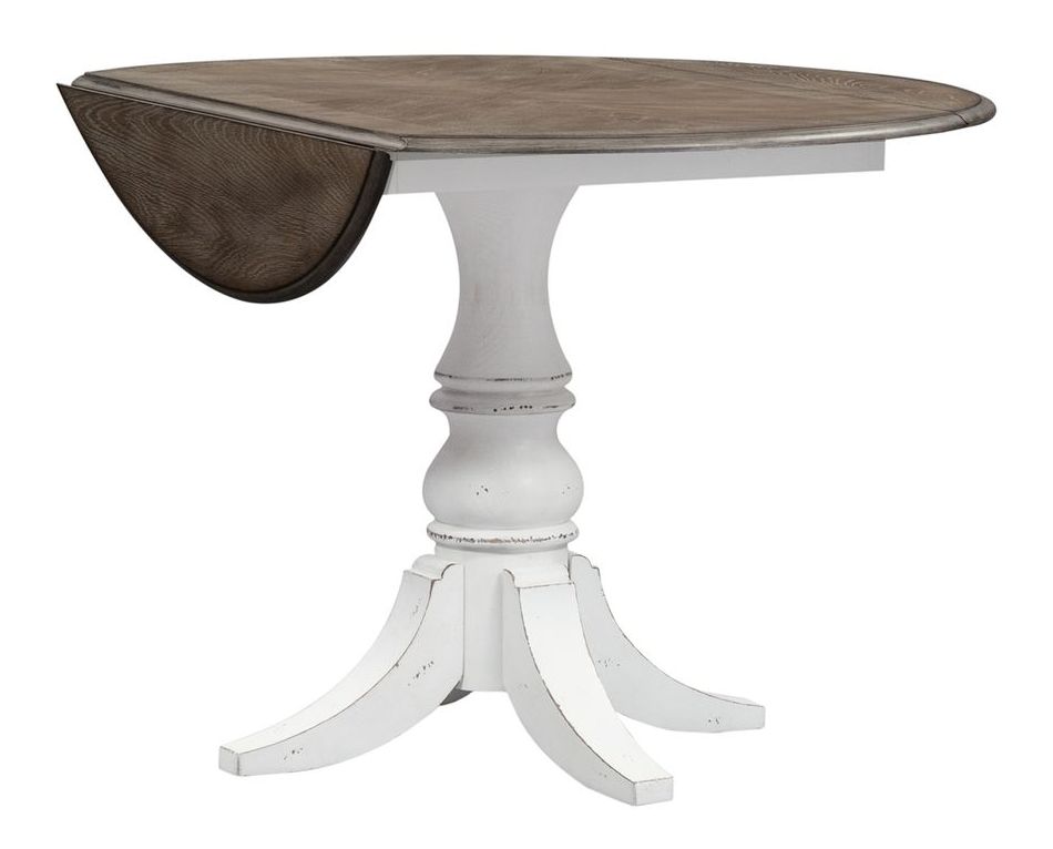 Magnolia Manor Round Drop Leaf Dining Set | Liberty Furniture