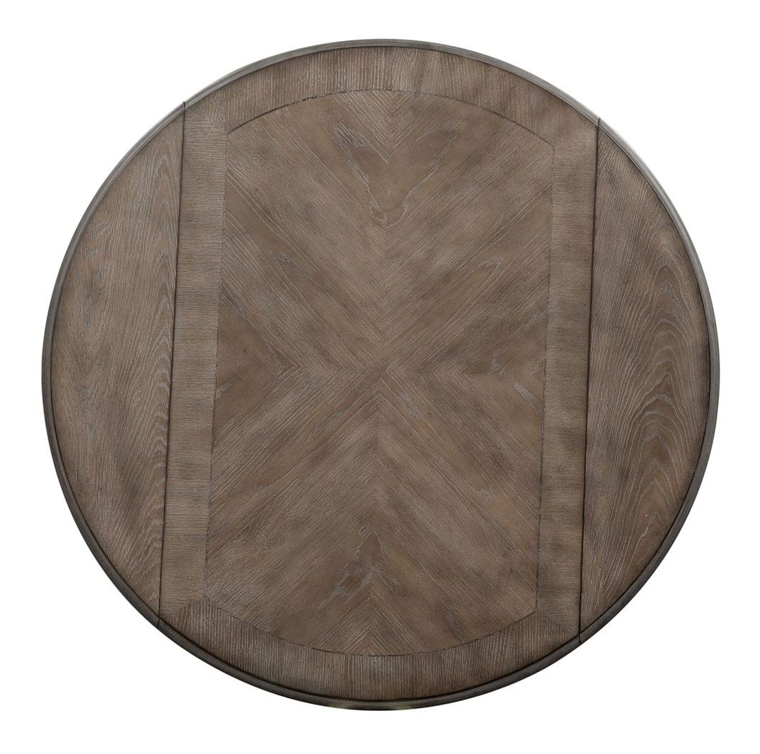 Magnolia Manor Round Wood Drop Leaf Dining Table