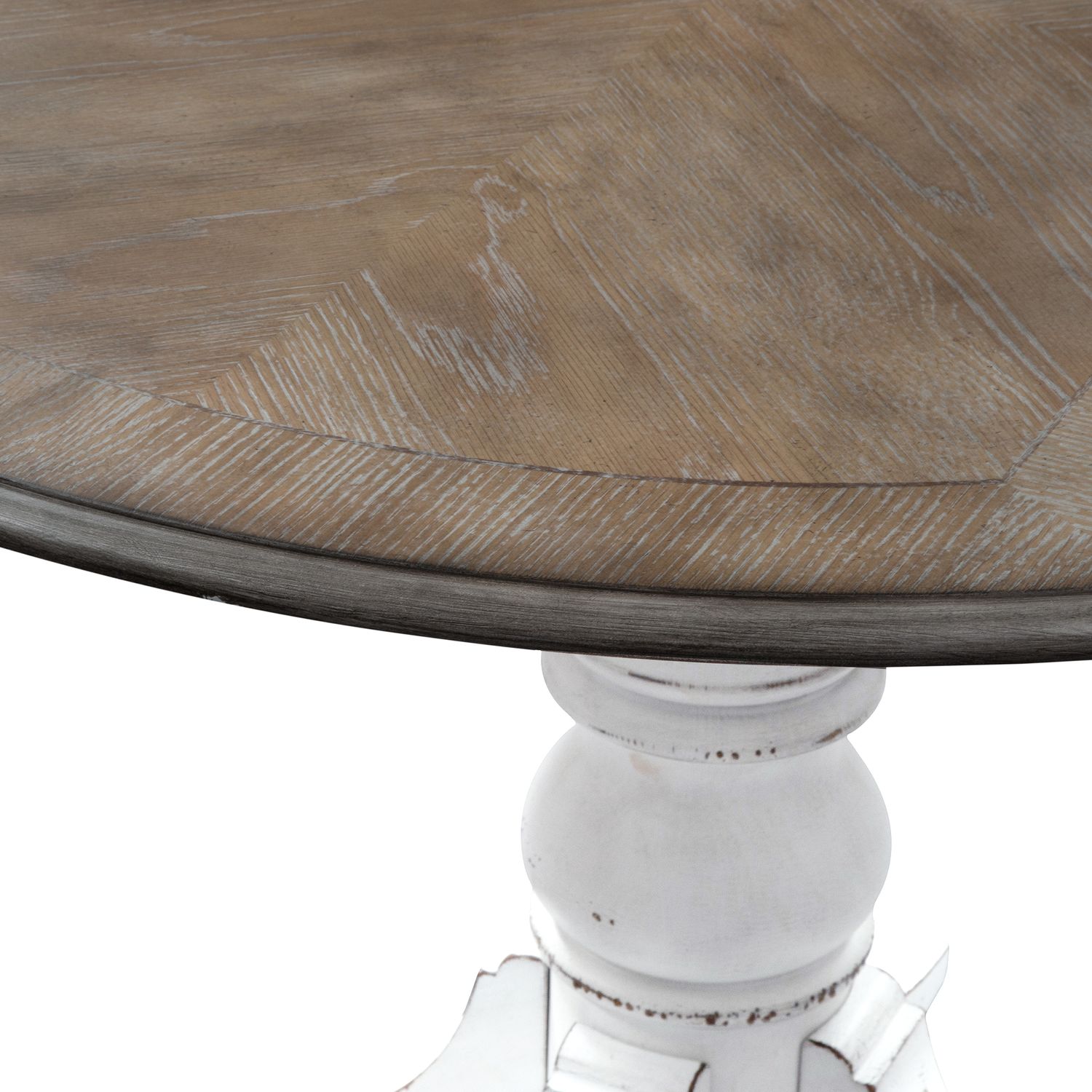 Magnolia Manor Round Wood Drop Leaf Dining Table