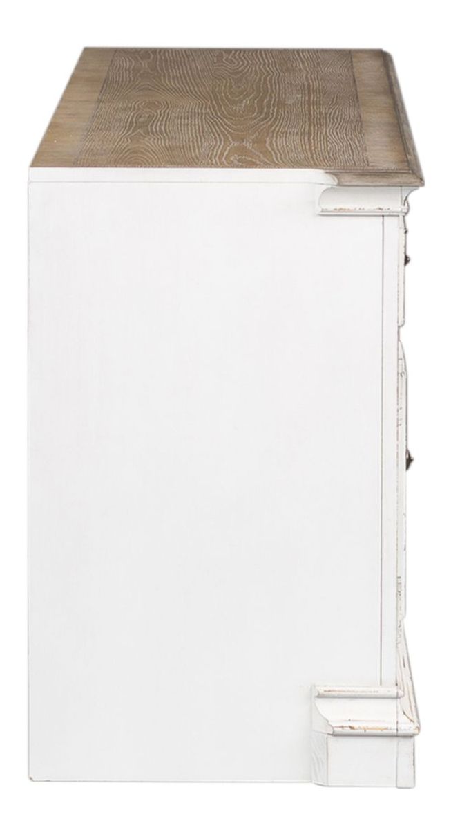Magnolia Manor Oversized Square Cocktail Set | Antique White