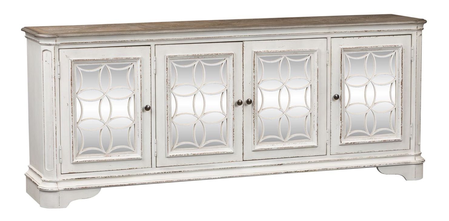 Magnolia Manor Round Cocktail Table Set | Liberty Furniture