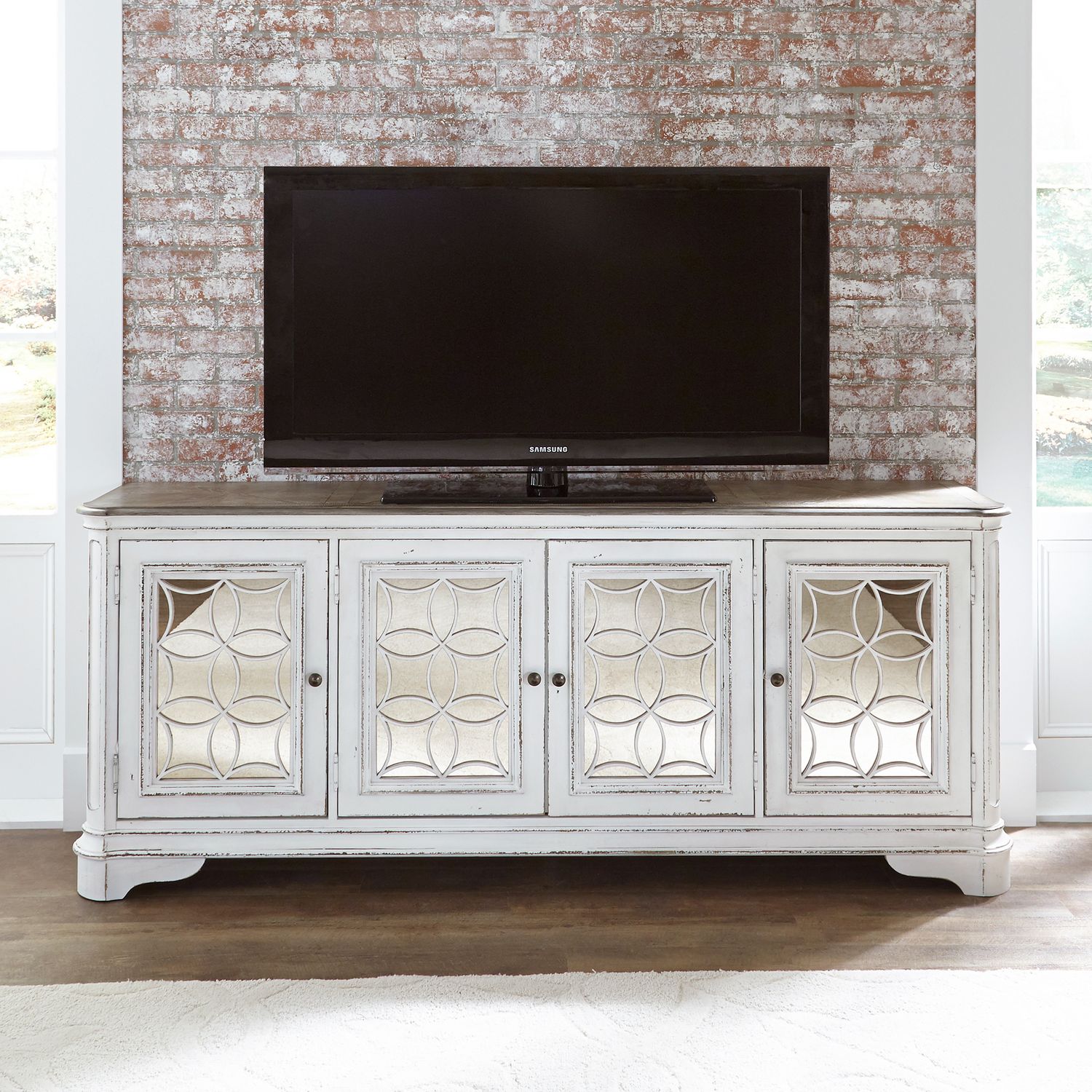 Magnolia Manor Oversized Square Cocktail Set | Antique White