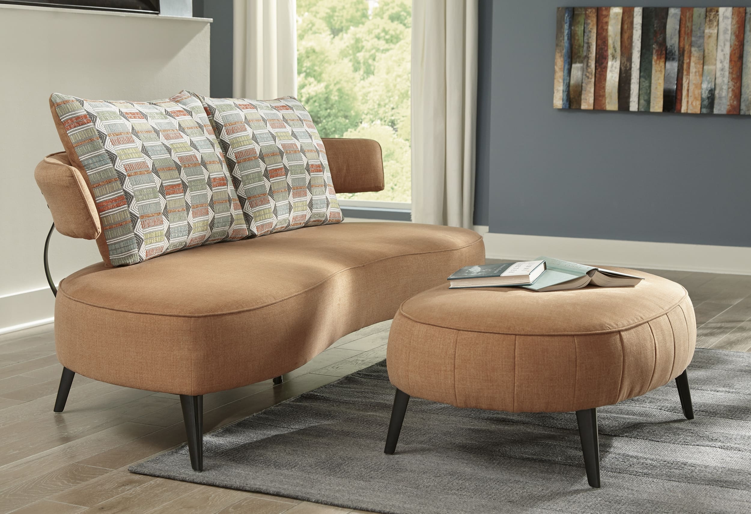 Hollyann Polyester RTA Sofa