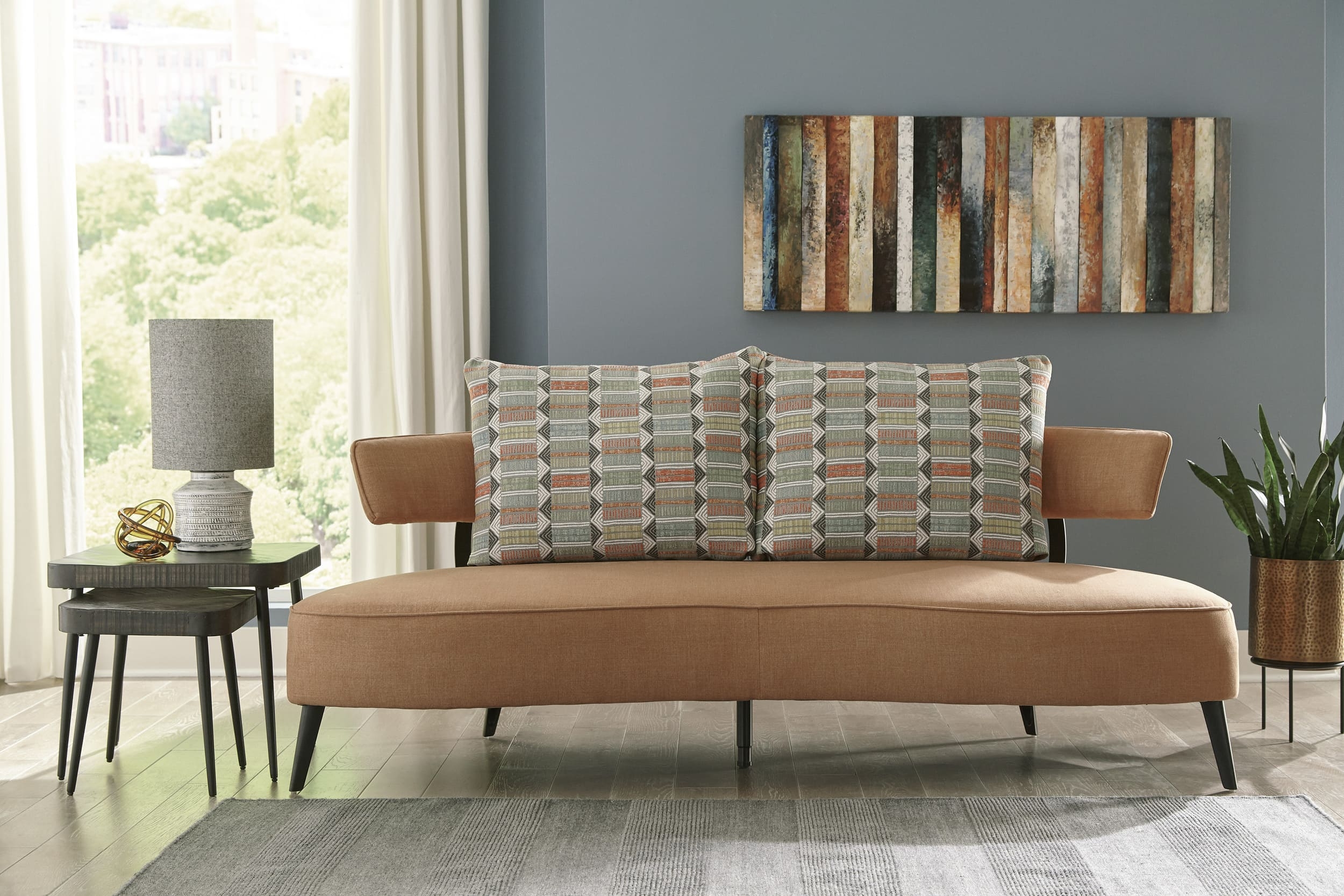 Hollyann Polyester RTA Sofa