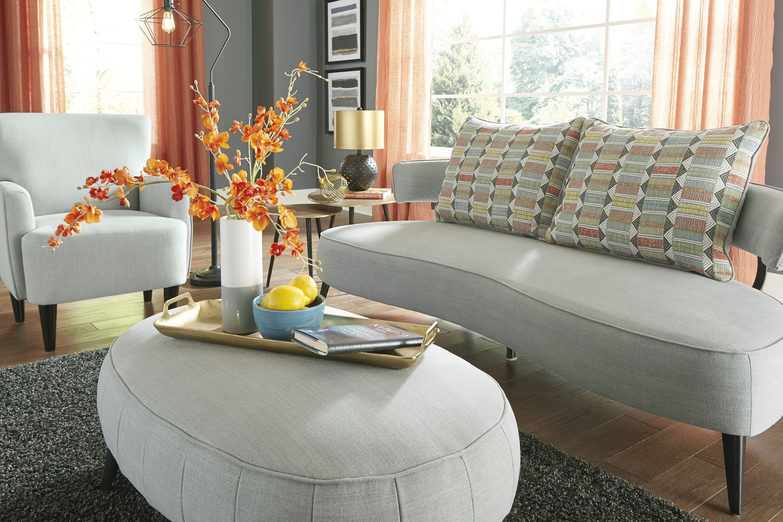 Hollyann Polyester RTA Sofa