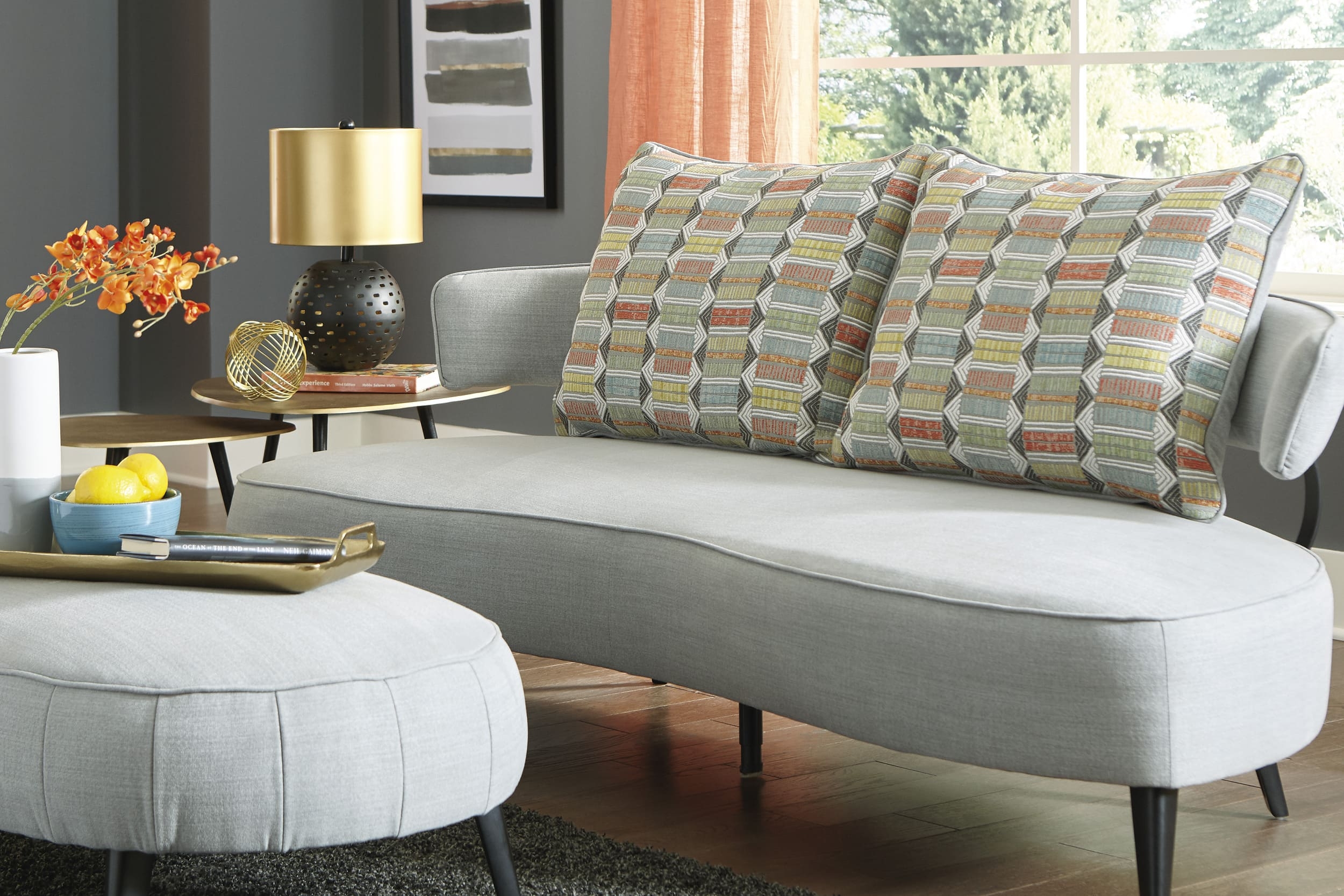 Hollyann Polyester RTA Sofa