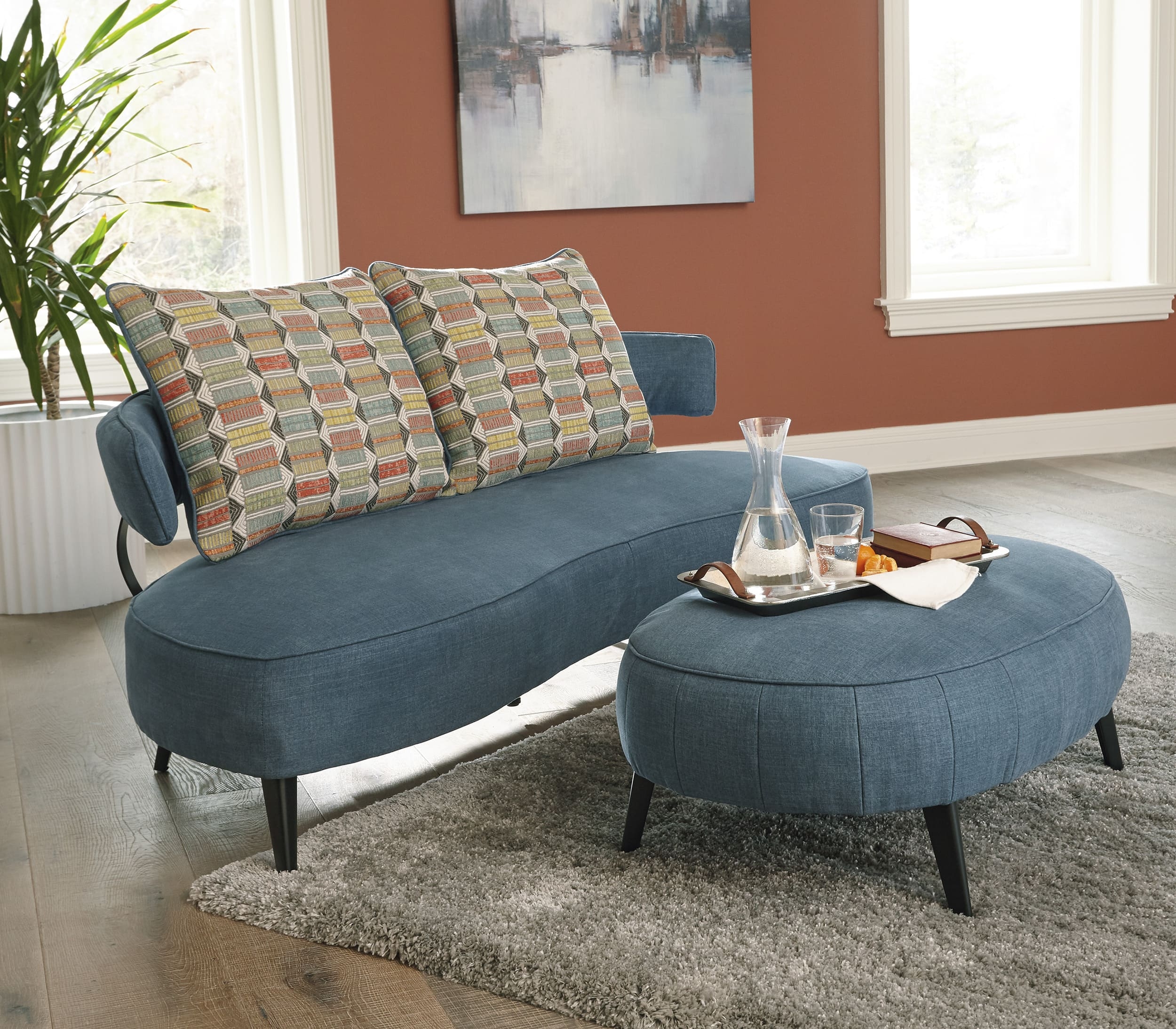 Hollyann Polyester RTA Sofa
