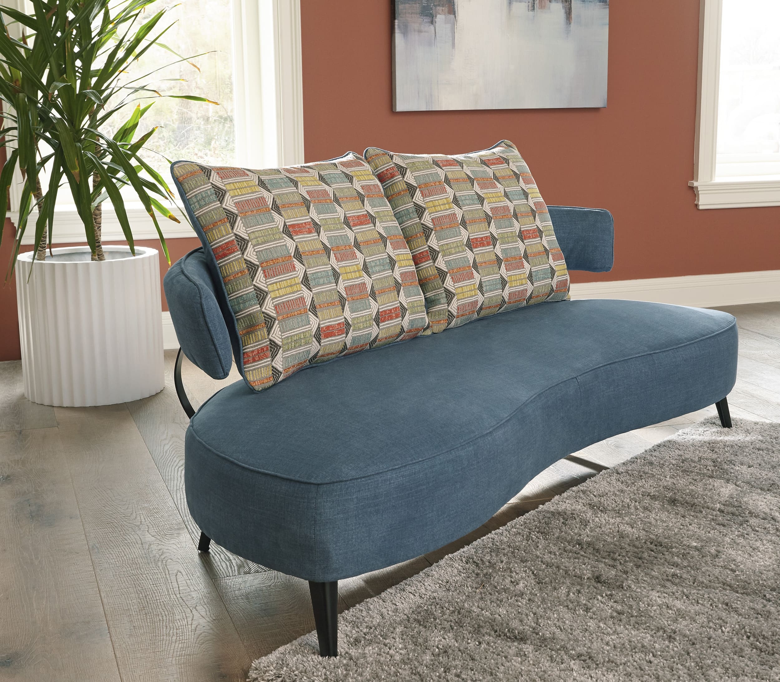 Hollyann Polyester RTA Sofa