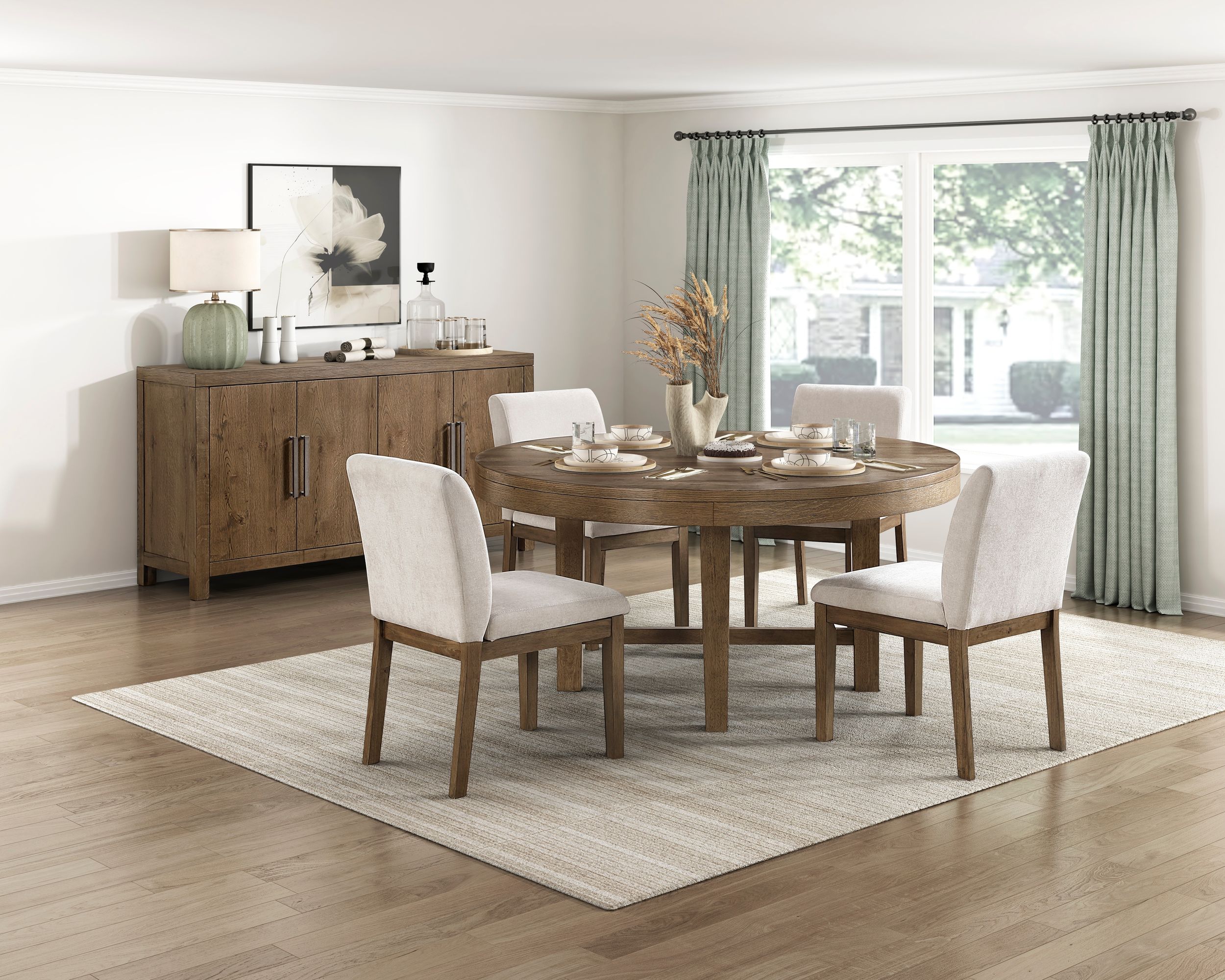 Matisse Round Wood Dining Table