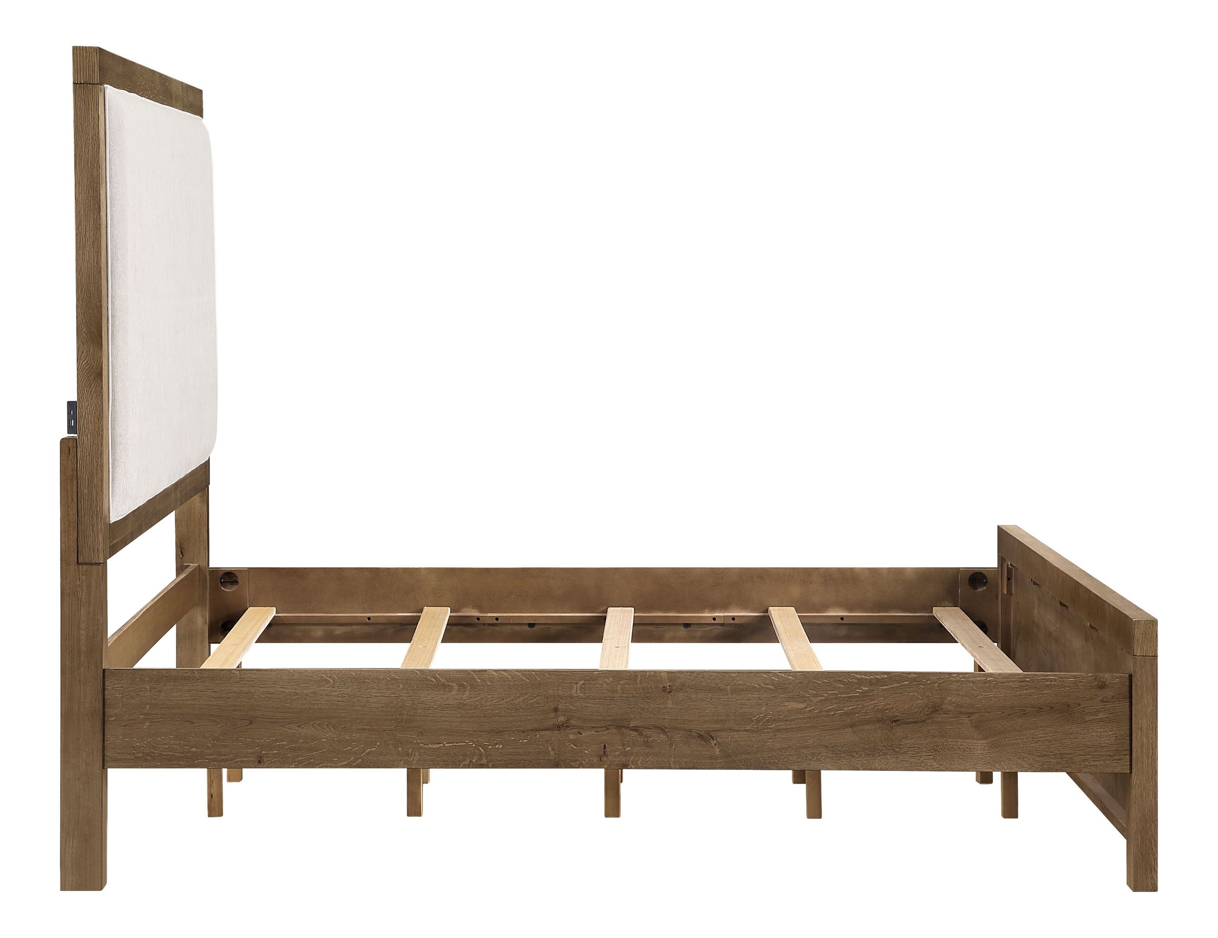 Matisse Polyester/Wood California King Panel Bed