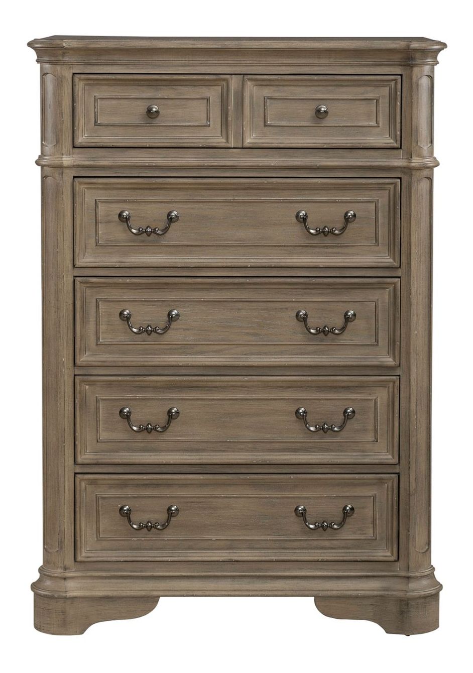 Magnolia Manor Wood Chest w/5 Drawers