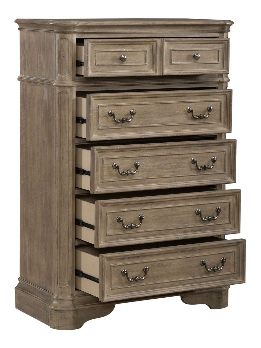 Magnolia Manor Wood Chest w/5 Drawers