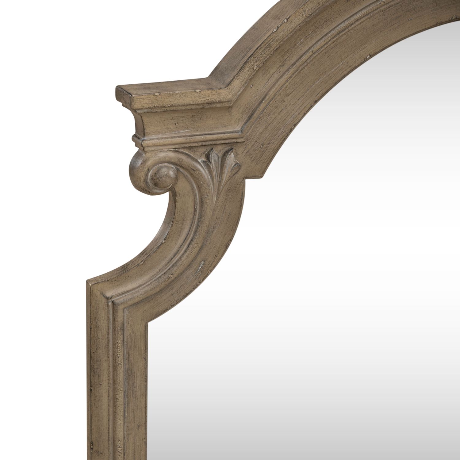 Magnolia Manor Wood/Glass Mirror