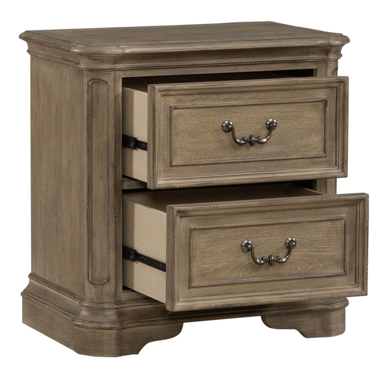 Magnolia Manor Wood Nightstand w/2 Drawers