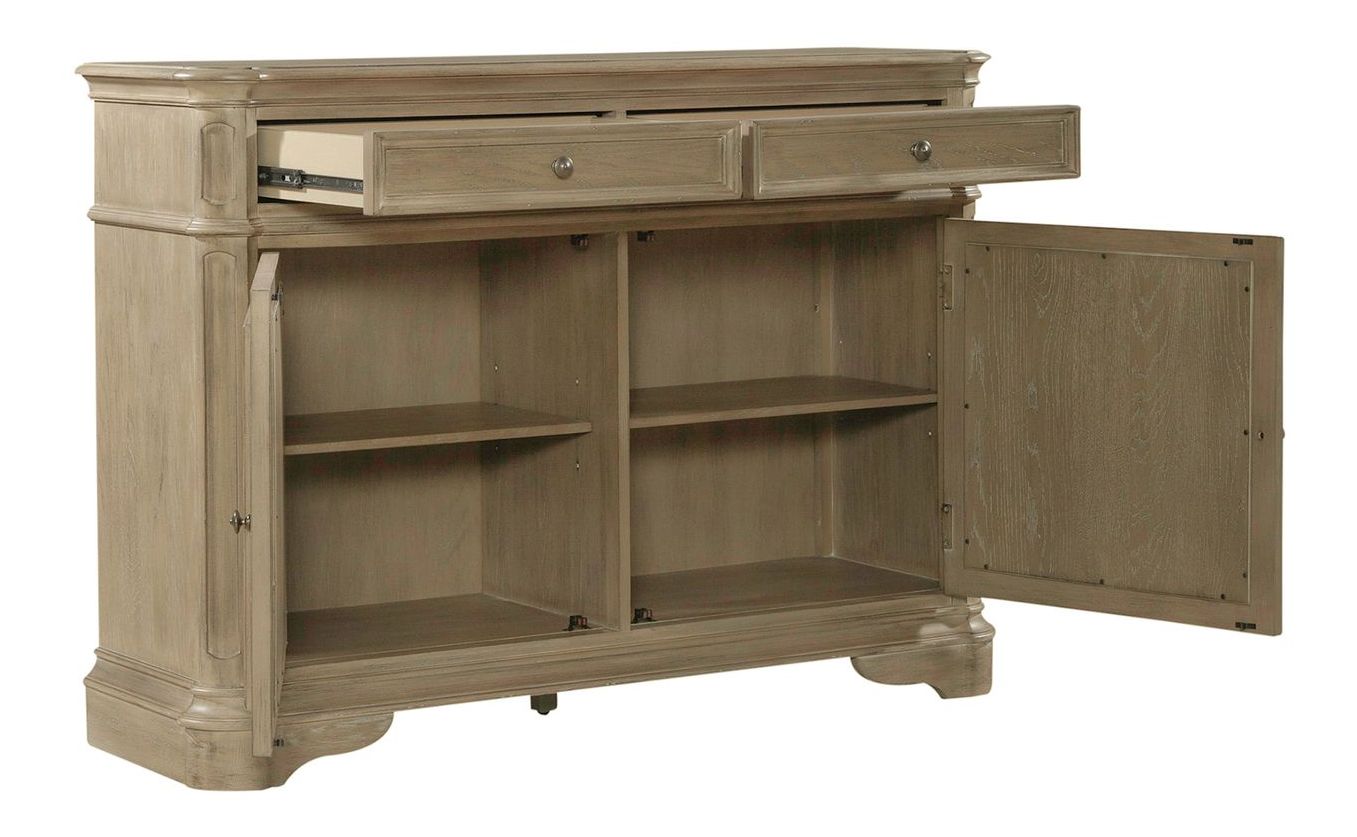 Magnolia Manor 90" Extendable Dining Set | Weathered Bisque
