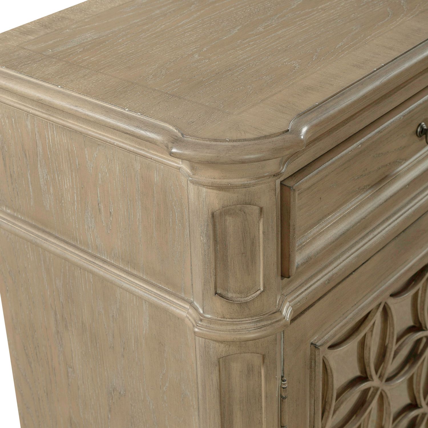 Magnolia Manor Oval Pedestal Dining Set | Weathered Bisque