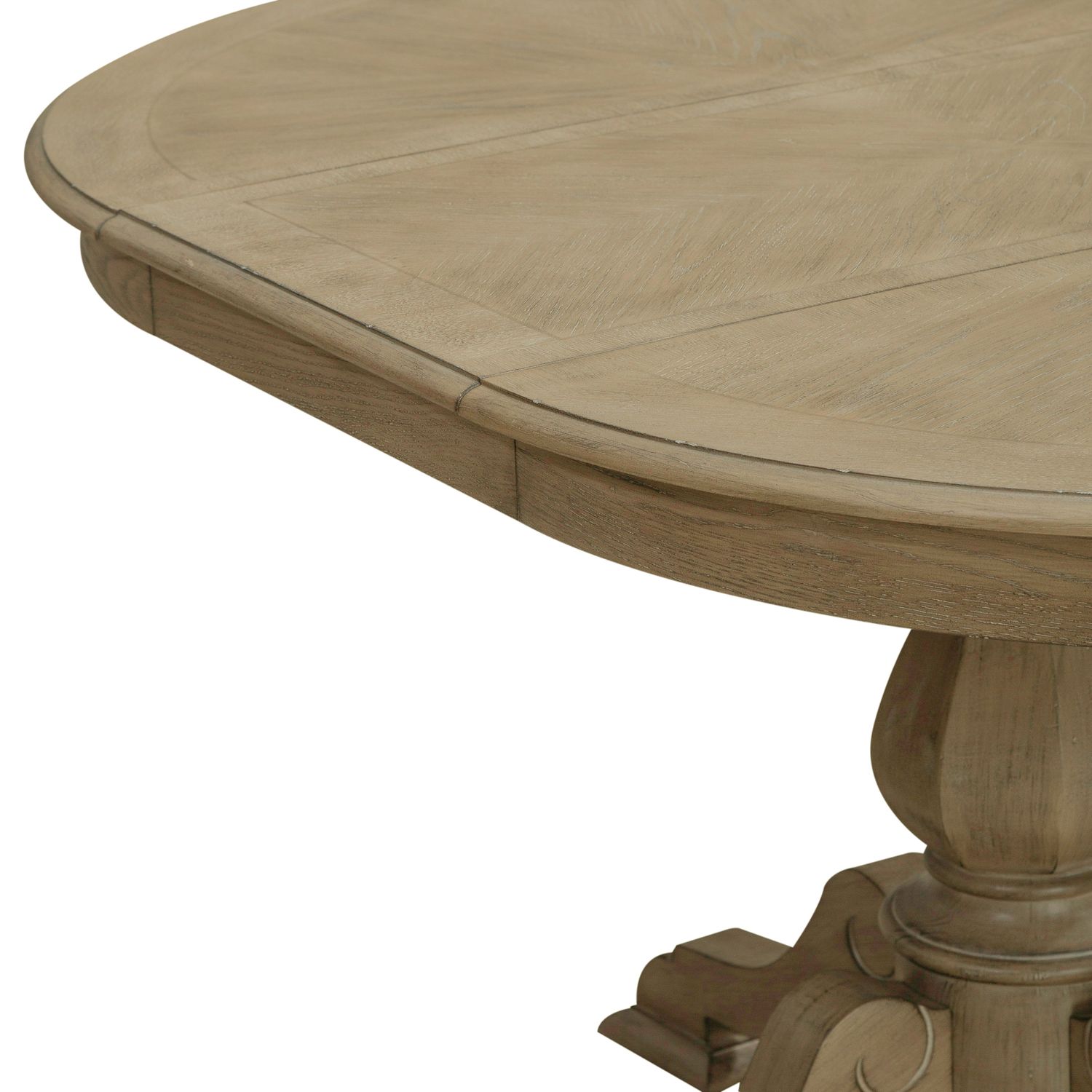 Magnolia Manor Oval Wood Pedestal Extendable Dining Table