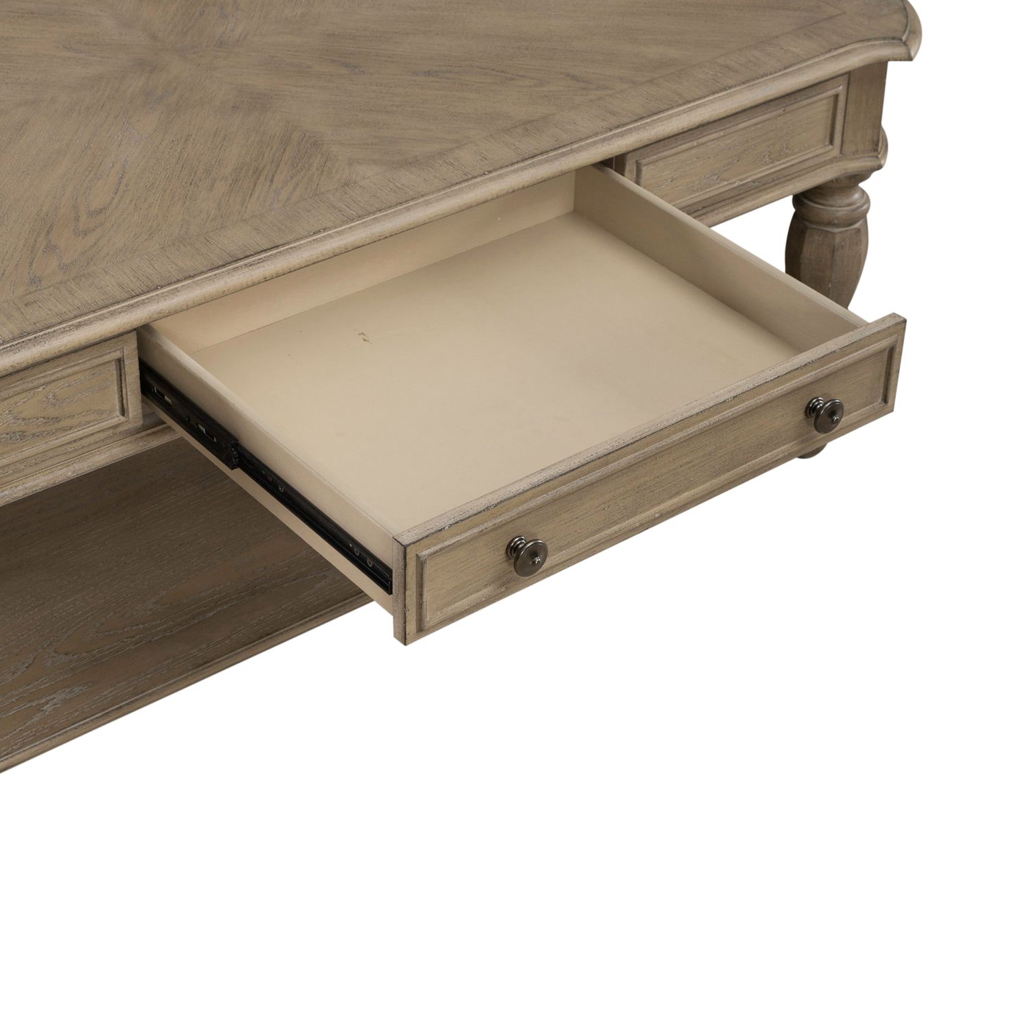 Magnolia Manor Rectangular Wood Cocktail Table w/Drawer