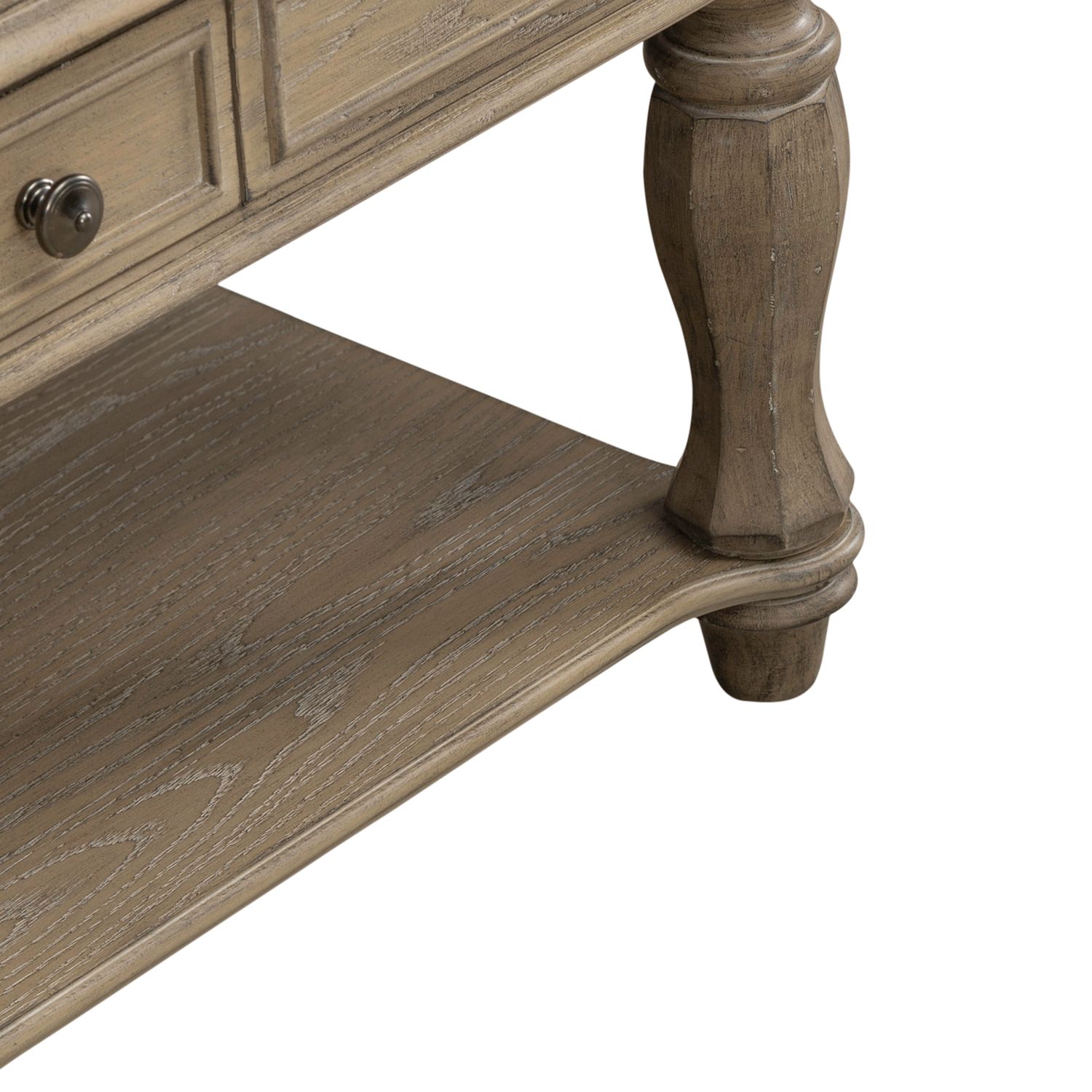Magnolia Manor Rectangular Wood Cocktail Table w/Drawer