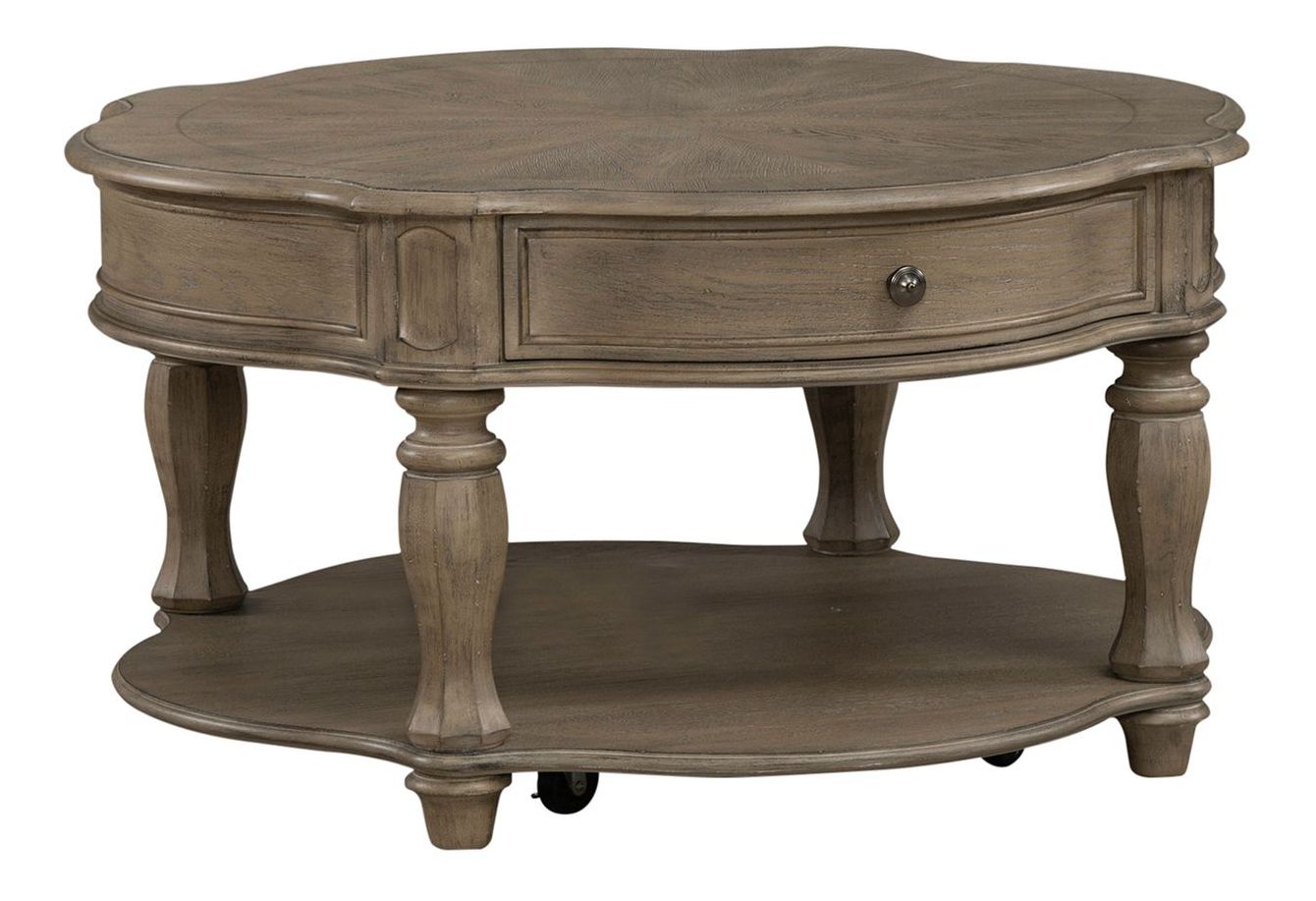 Magnolia Manor Round Cocktail Table Set | Liberty Furniture