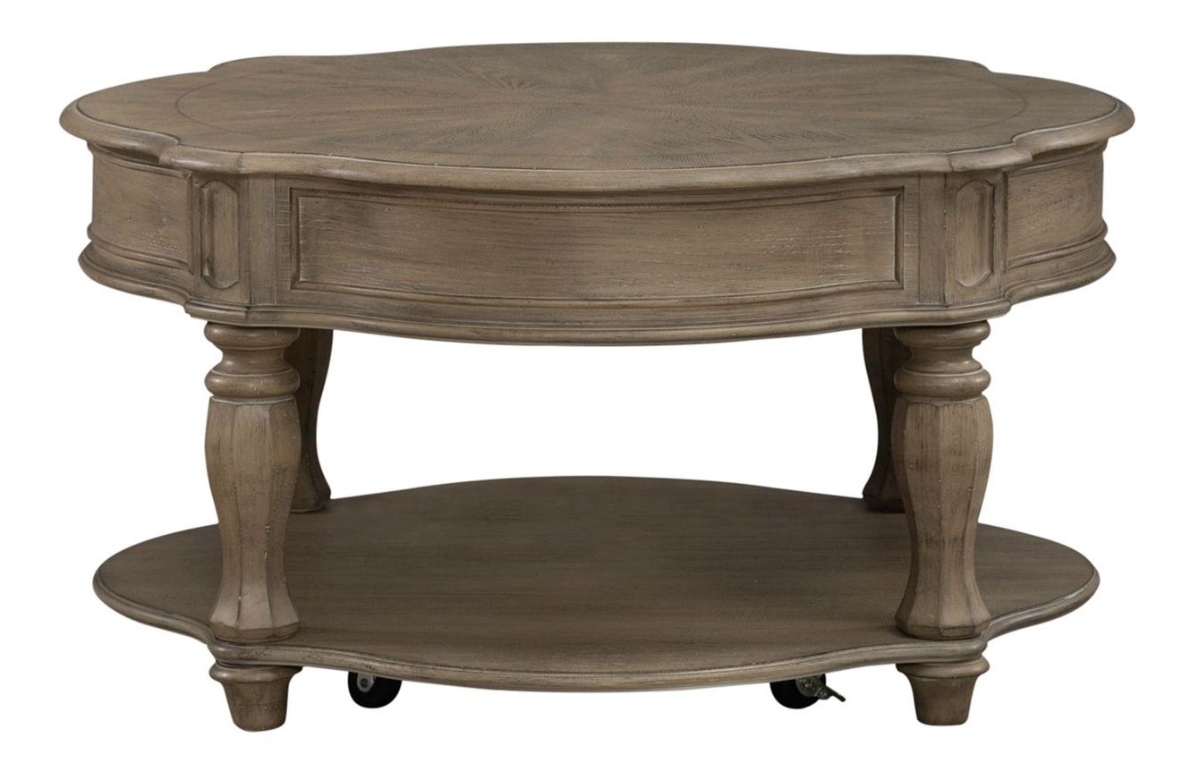 Magnolia Manor Round Cocktail Table Set | Liberty Furniture