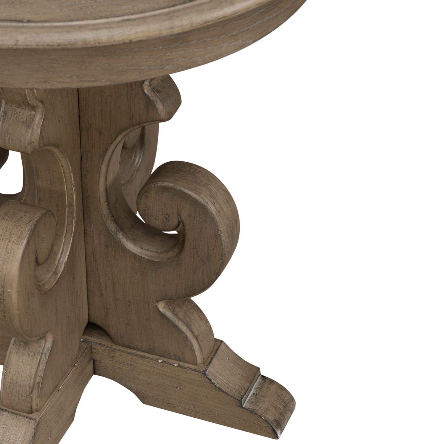 Magnolia Manor Weathered Bisque Round Cocktail Set | 3-Pc