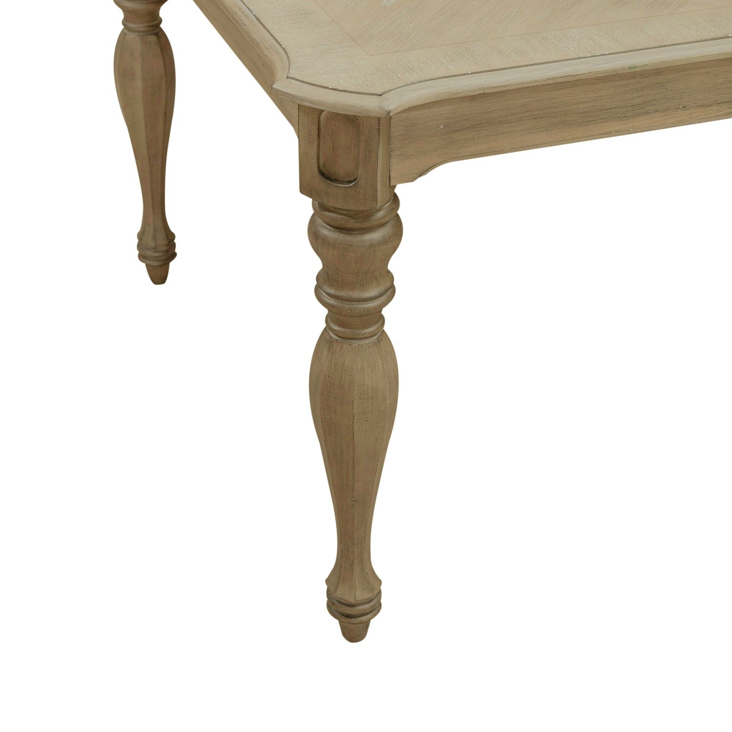 Magnolia Manor 90" Extendable Dining Set | Weathered Bisque