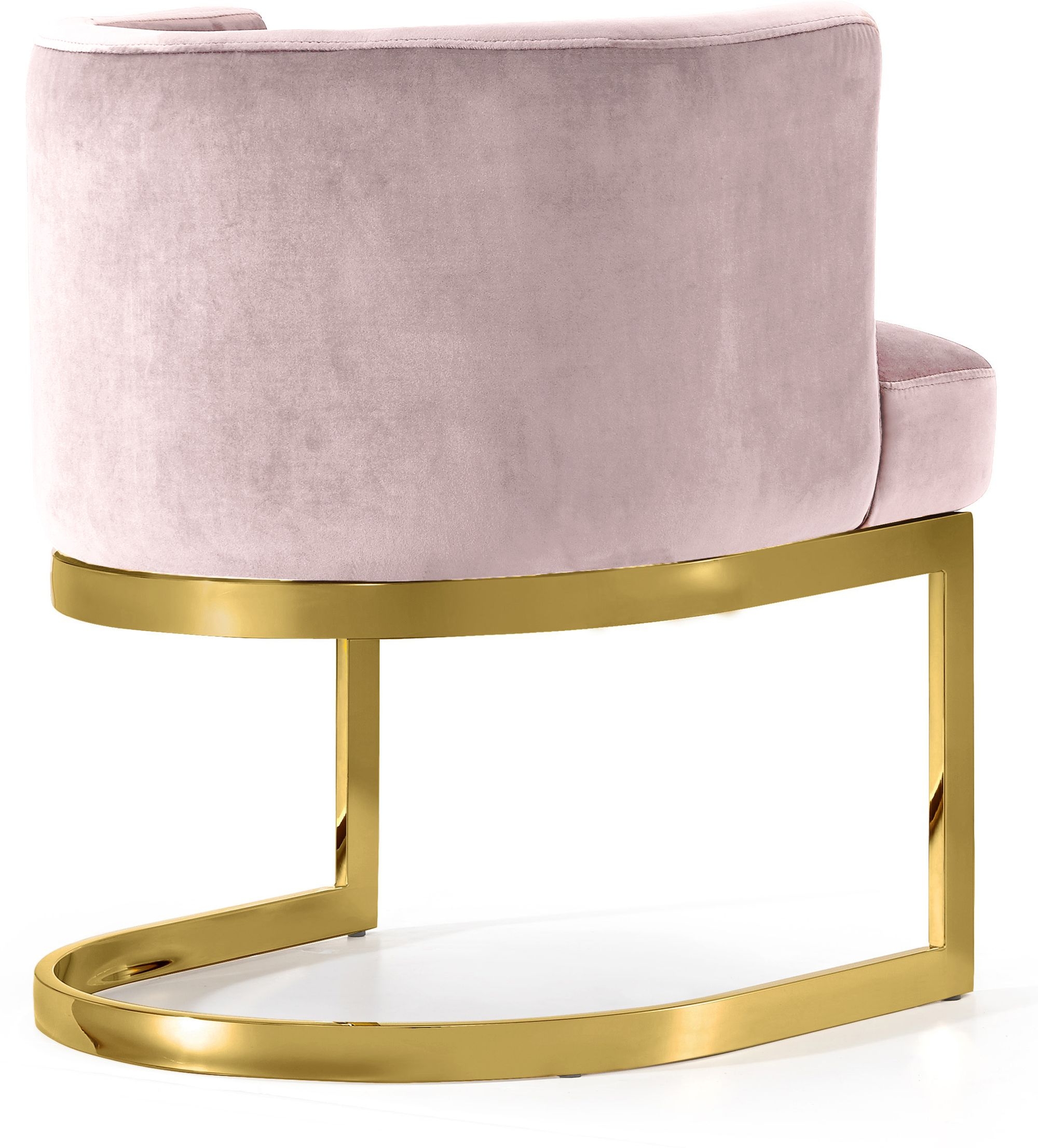 Gianna Velvet Dining Chair with Stainless Steel Base