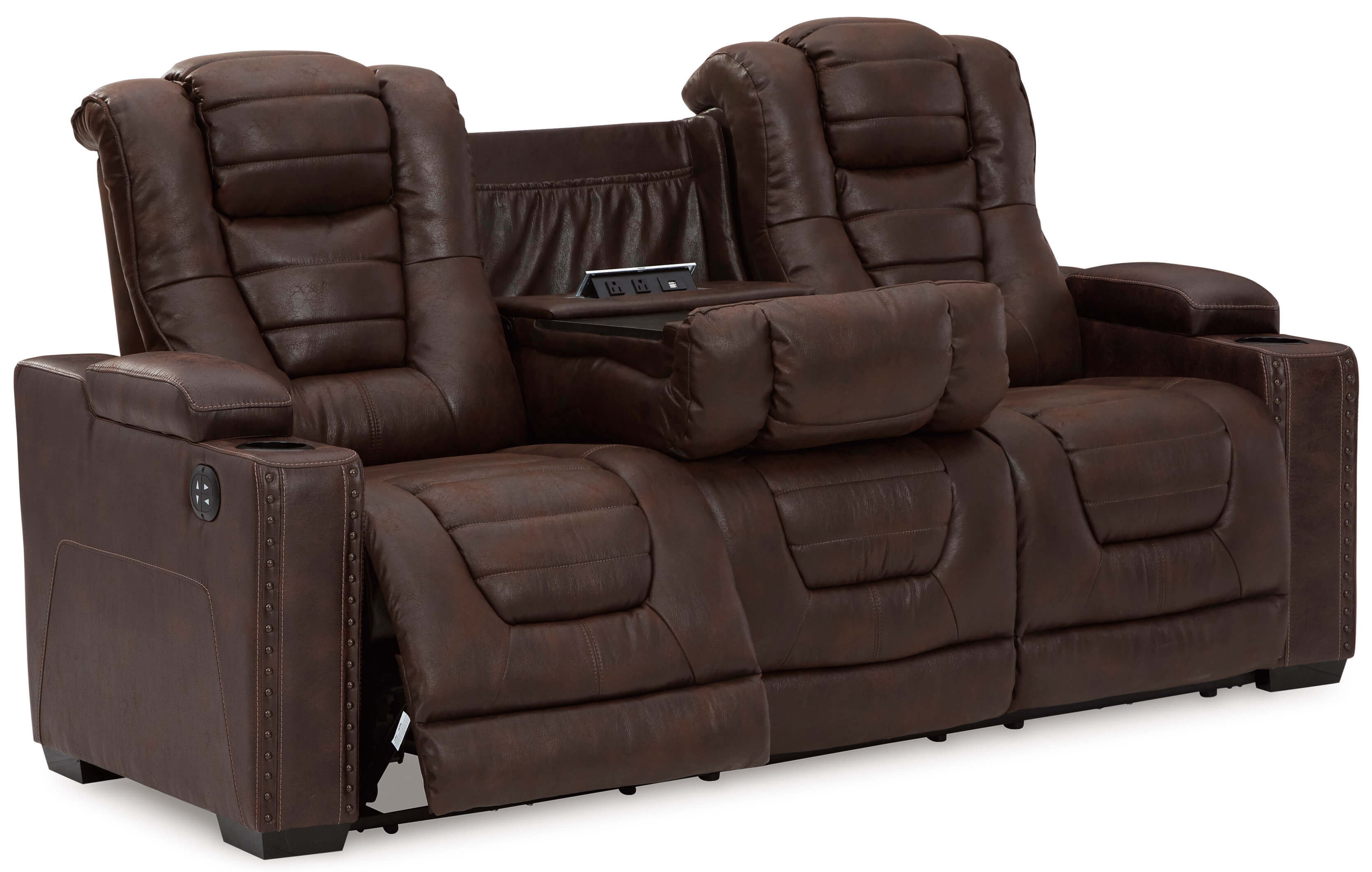 Ashley Owner's Box Power Reclining Loveseat