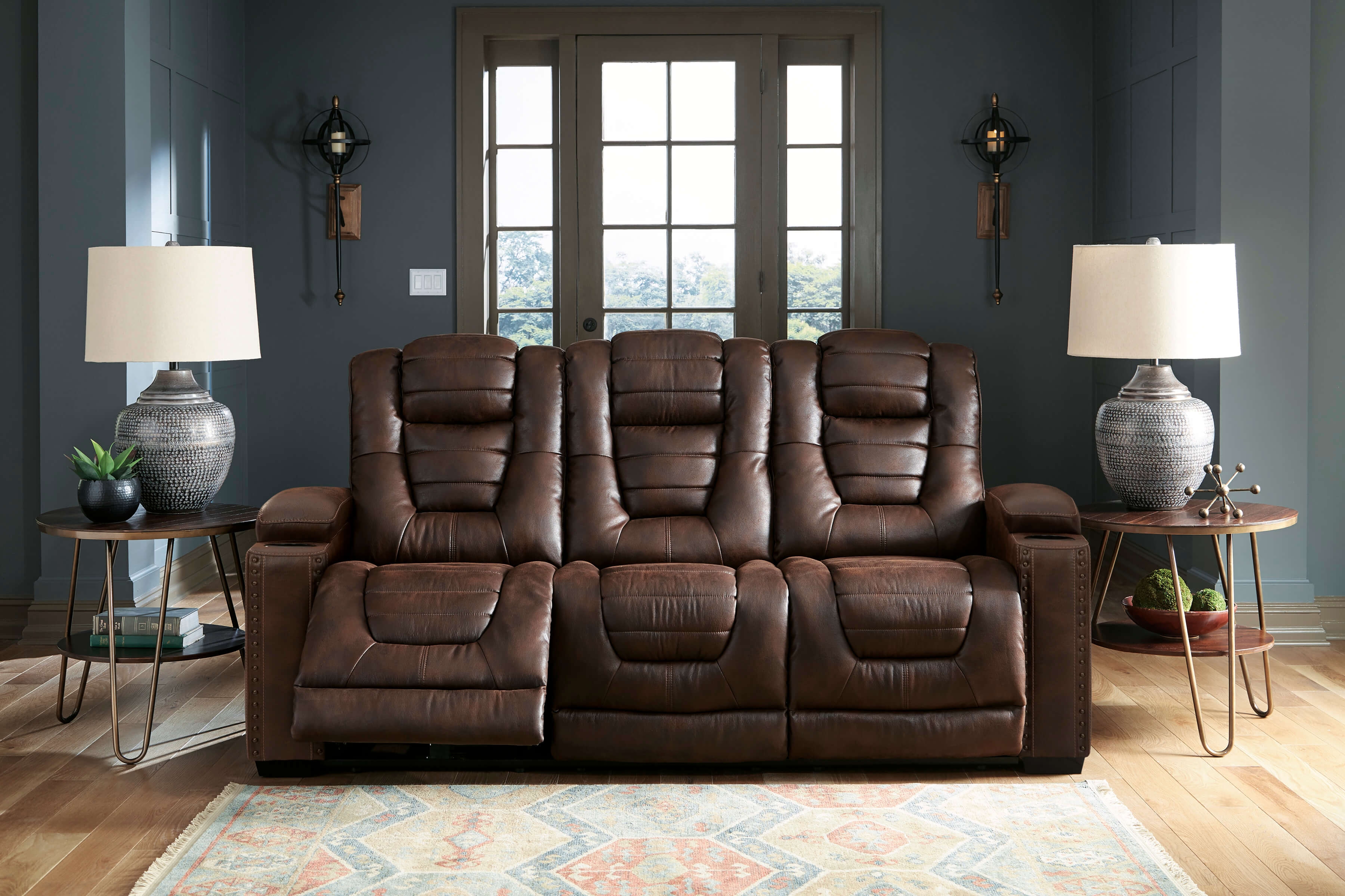 Ashley Owner's Box Power Reclining Sofa