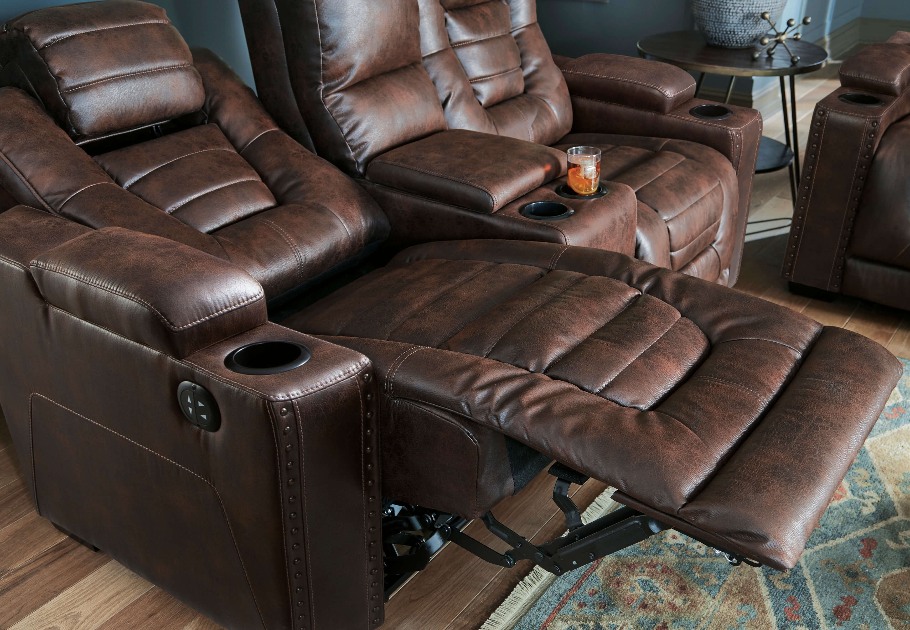 triple-power reclining sofa