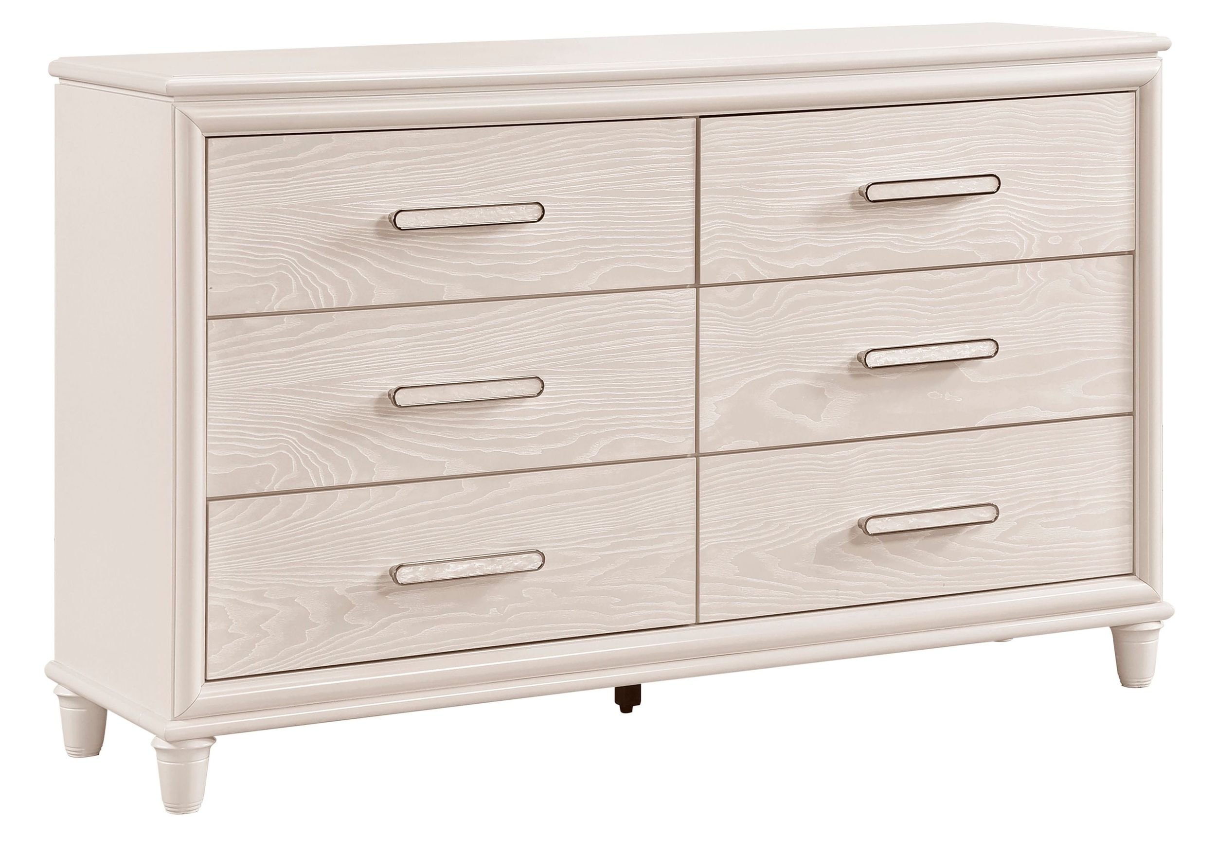 Montrose Chenille/Wood Storage Platform Bedroom Set with LED Lighting