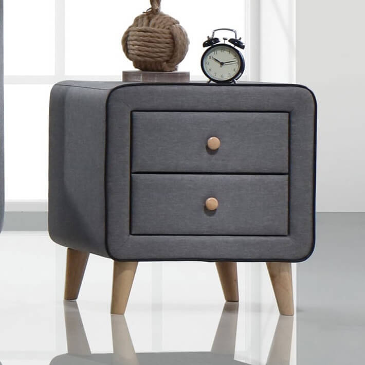 Valda Fabric Platform Bedroom Set