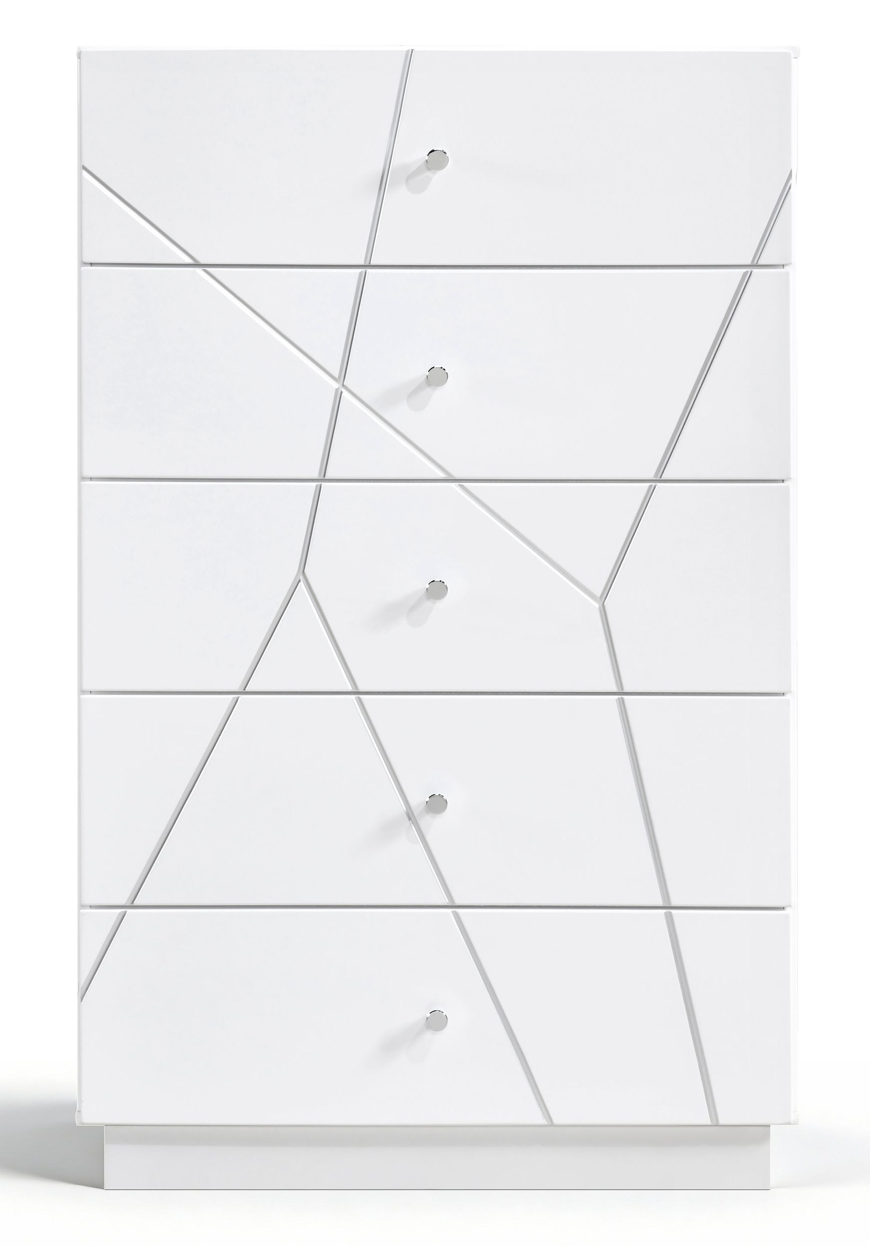 Orlo Wood Panel Bedroom Set with LED Lighting