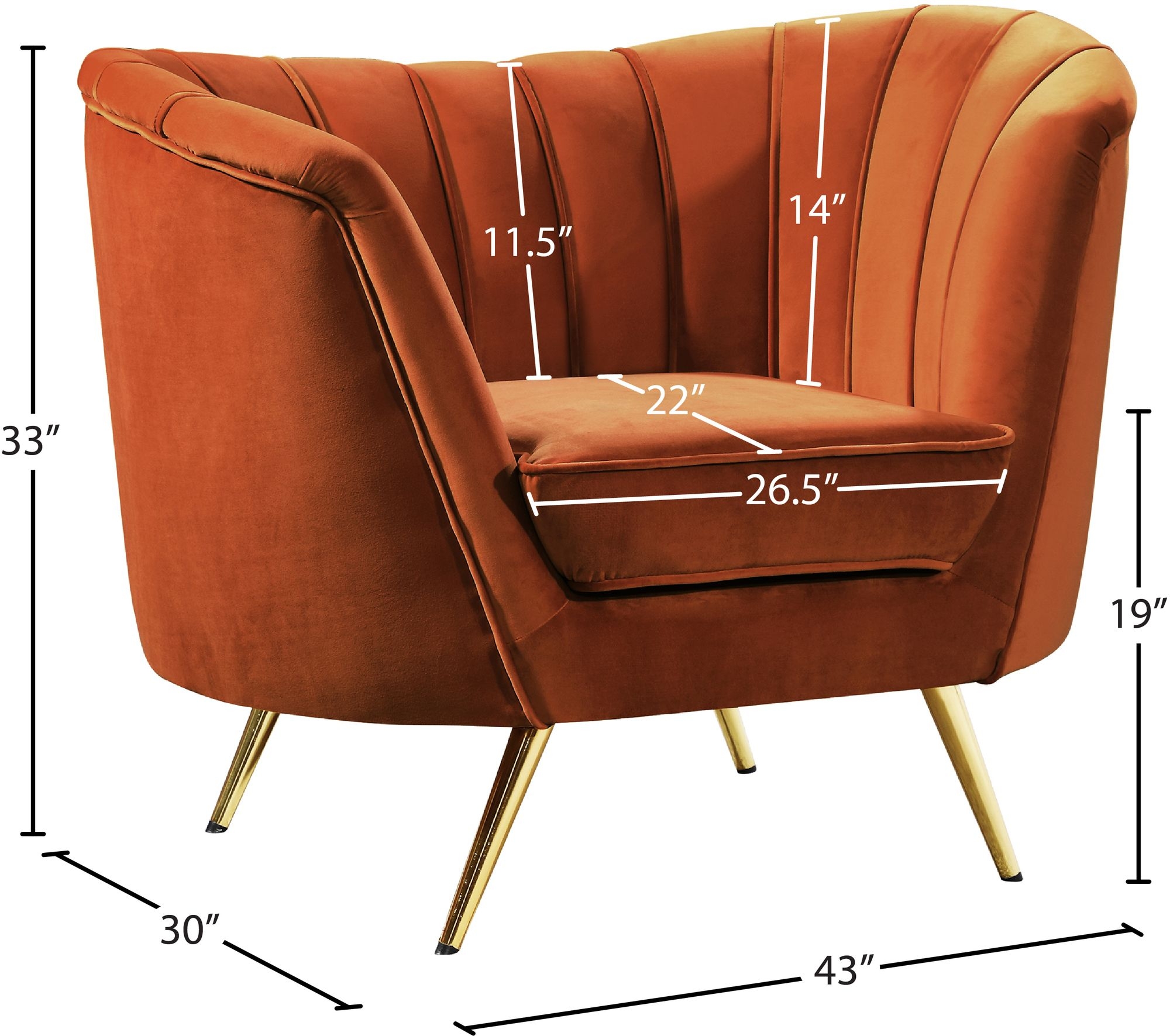 Margo Velvet Chair