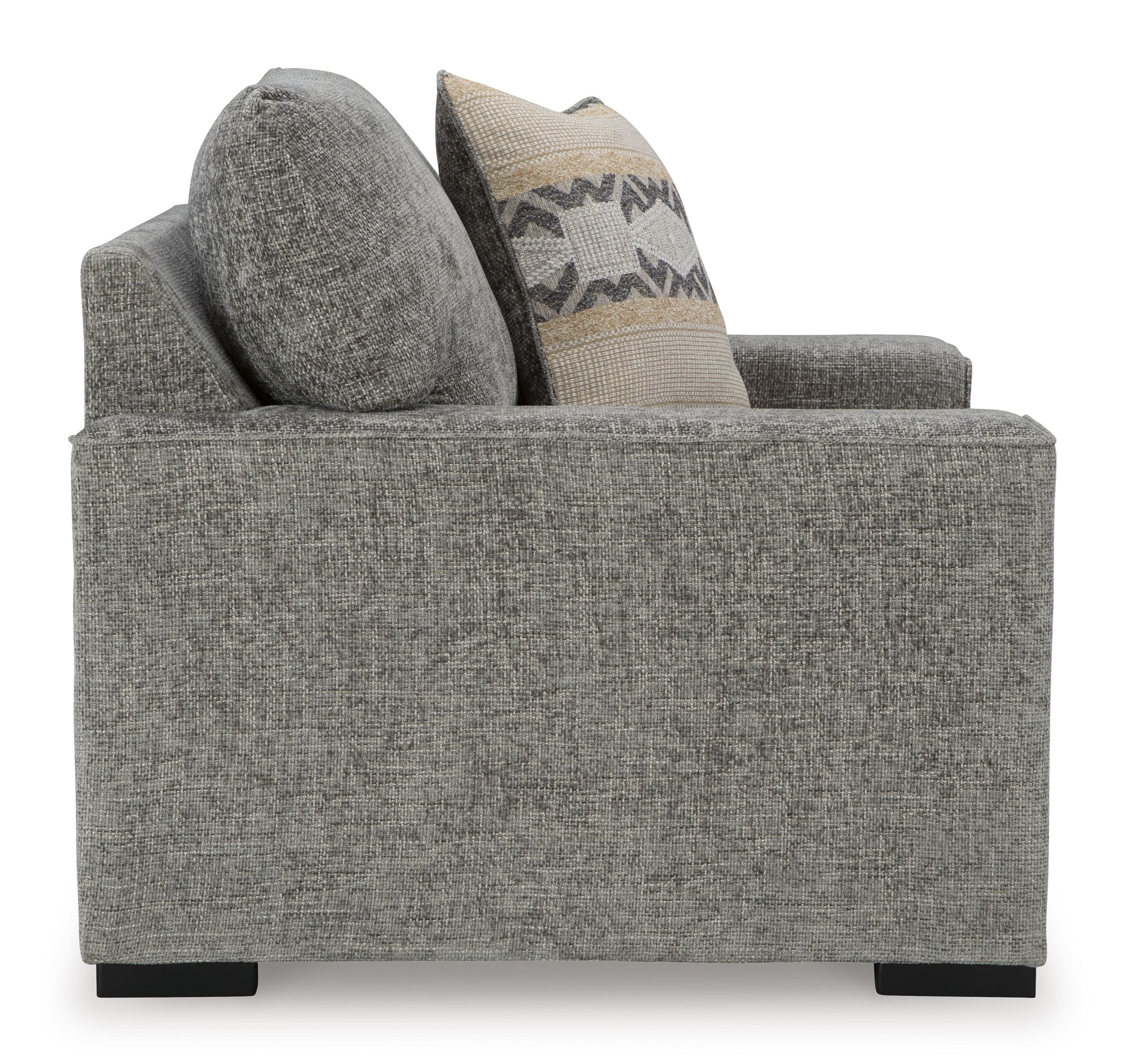 Dunmor Graphite Oversized Chair Side