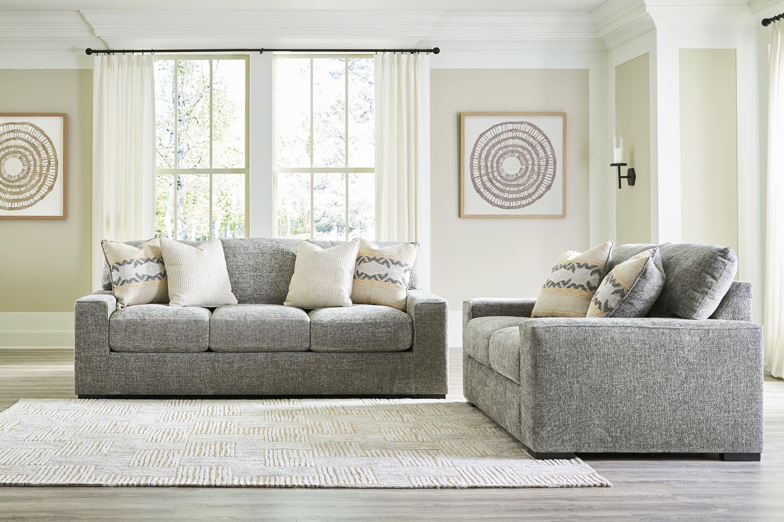 Ashley Dunmor Sofa And Loveseat
