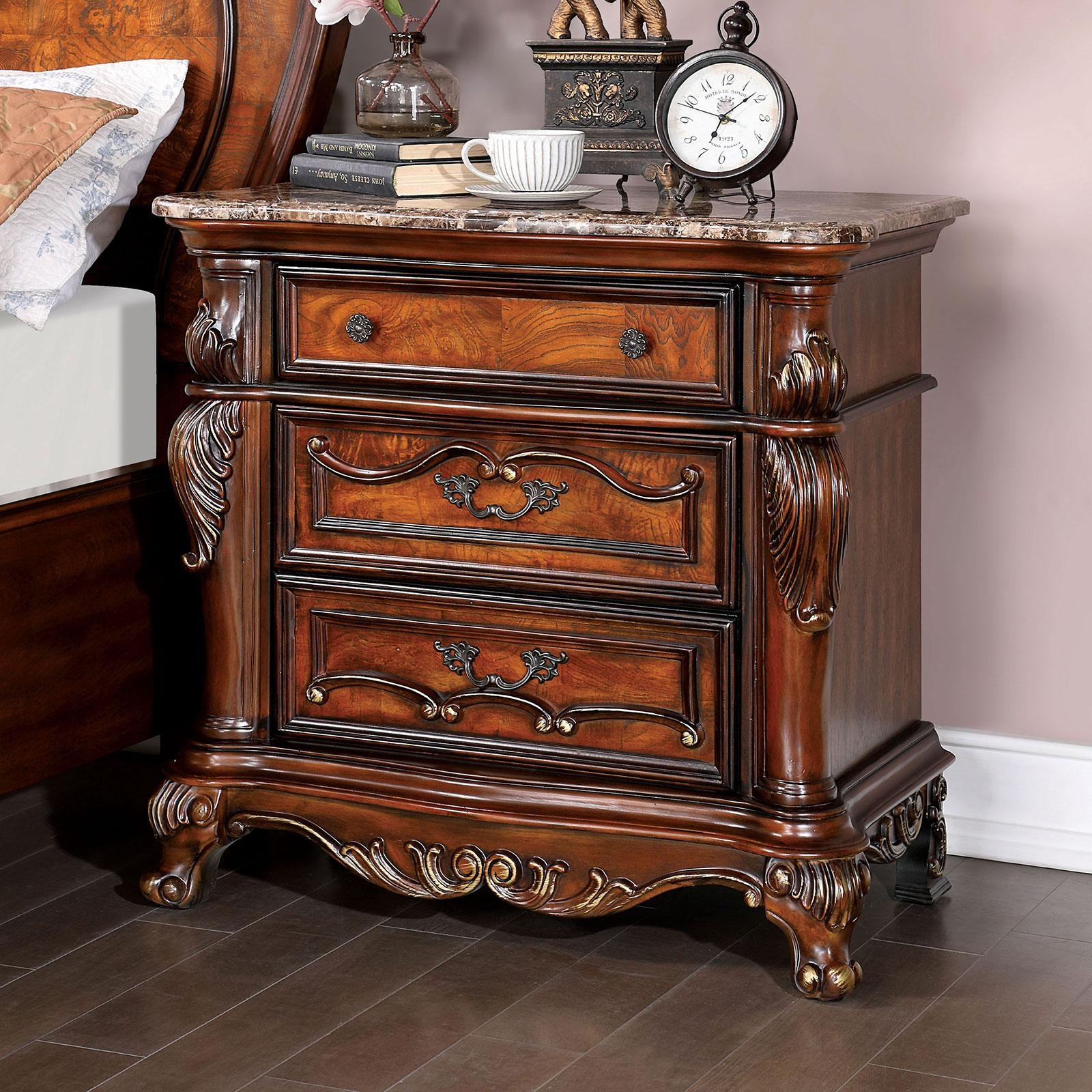Rosewood Wood Panel Bedroom Set