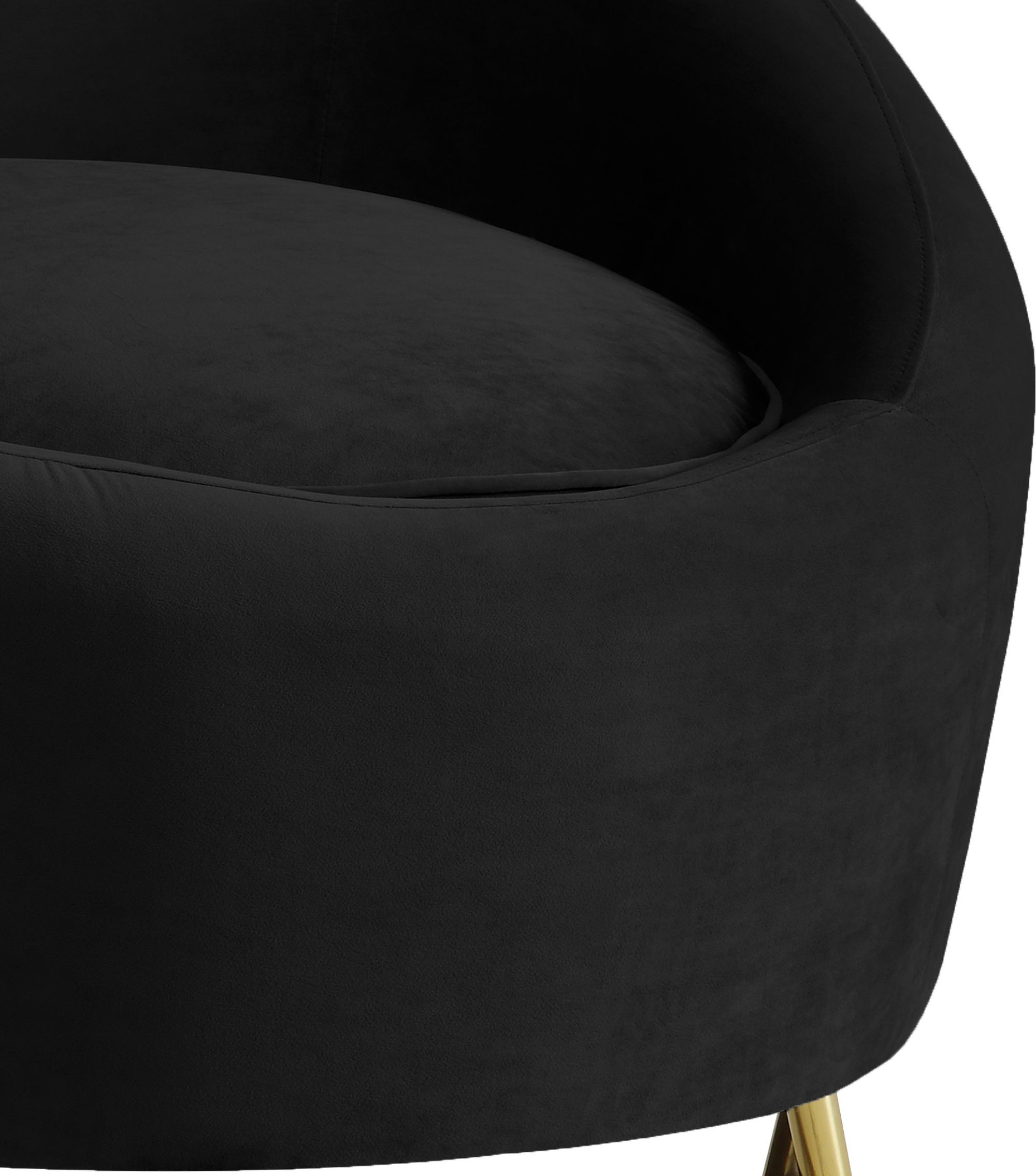 Serpentine Velvet Chair