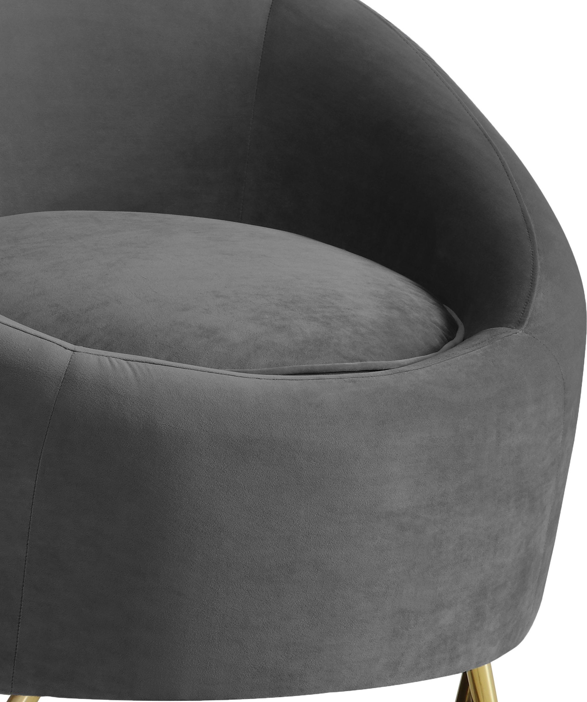Serpentine Velvet Chair