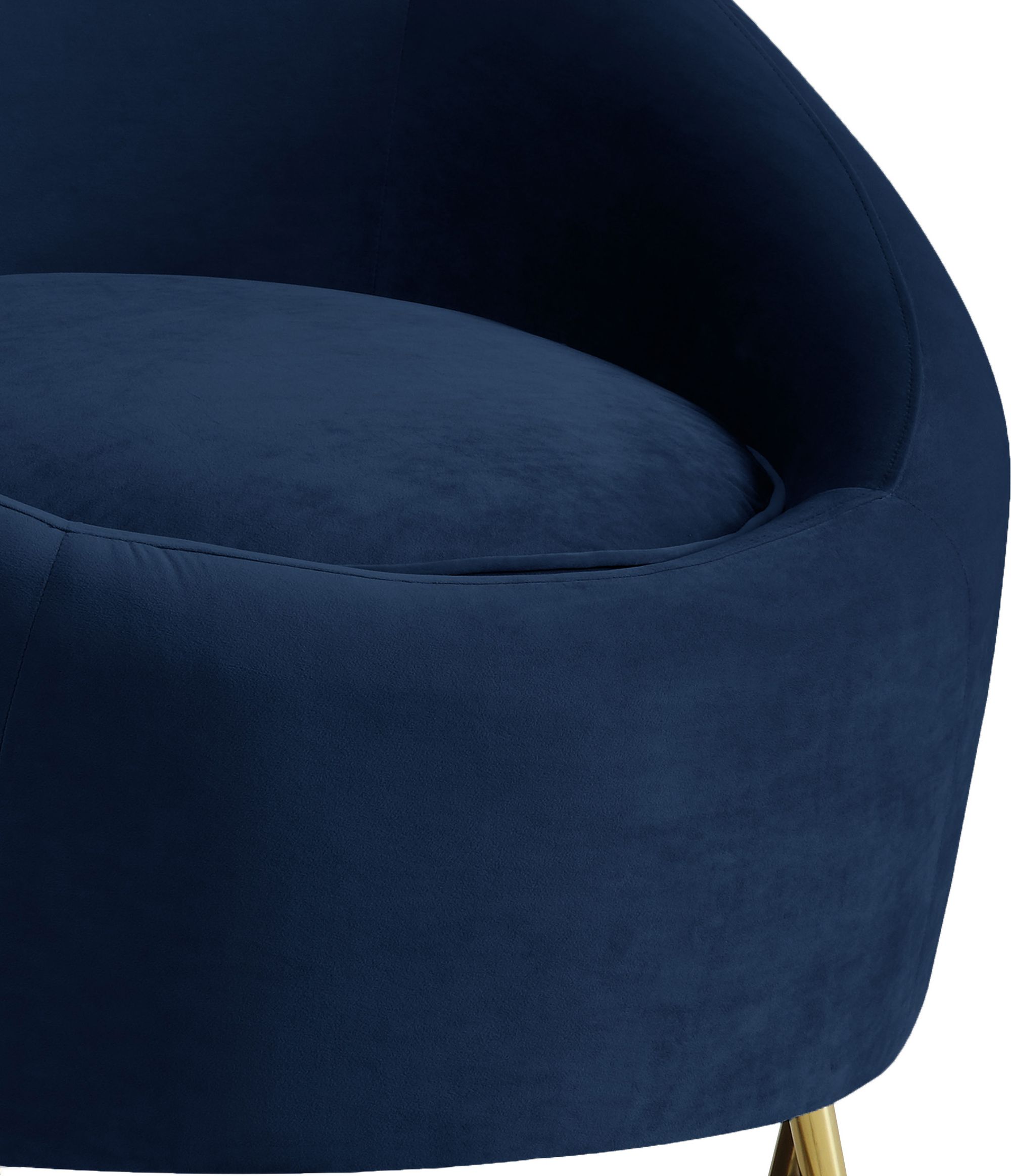Serpentine Velvet Chair