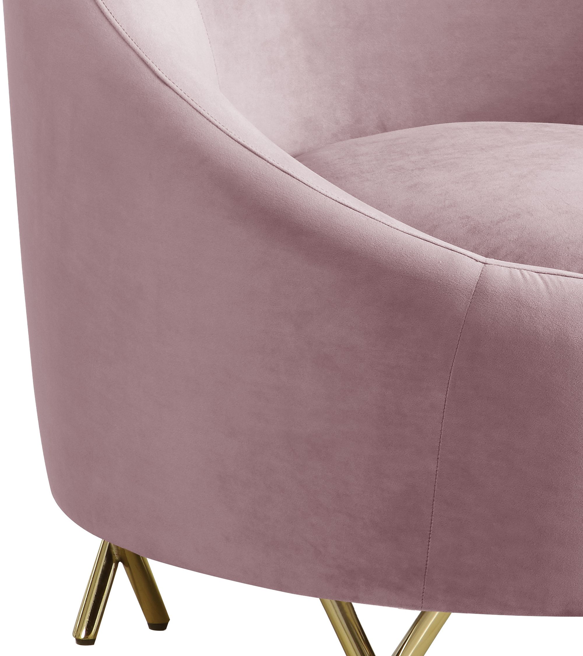 Serpentine Velvet Chair