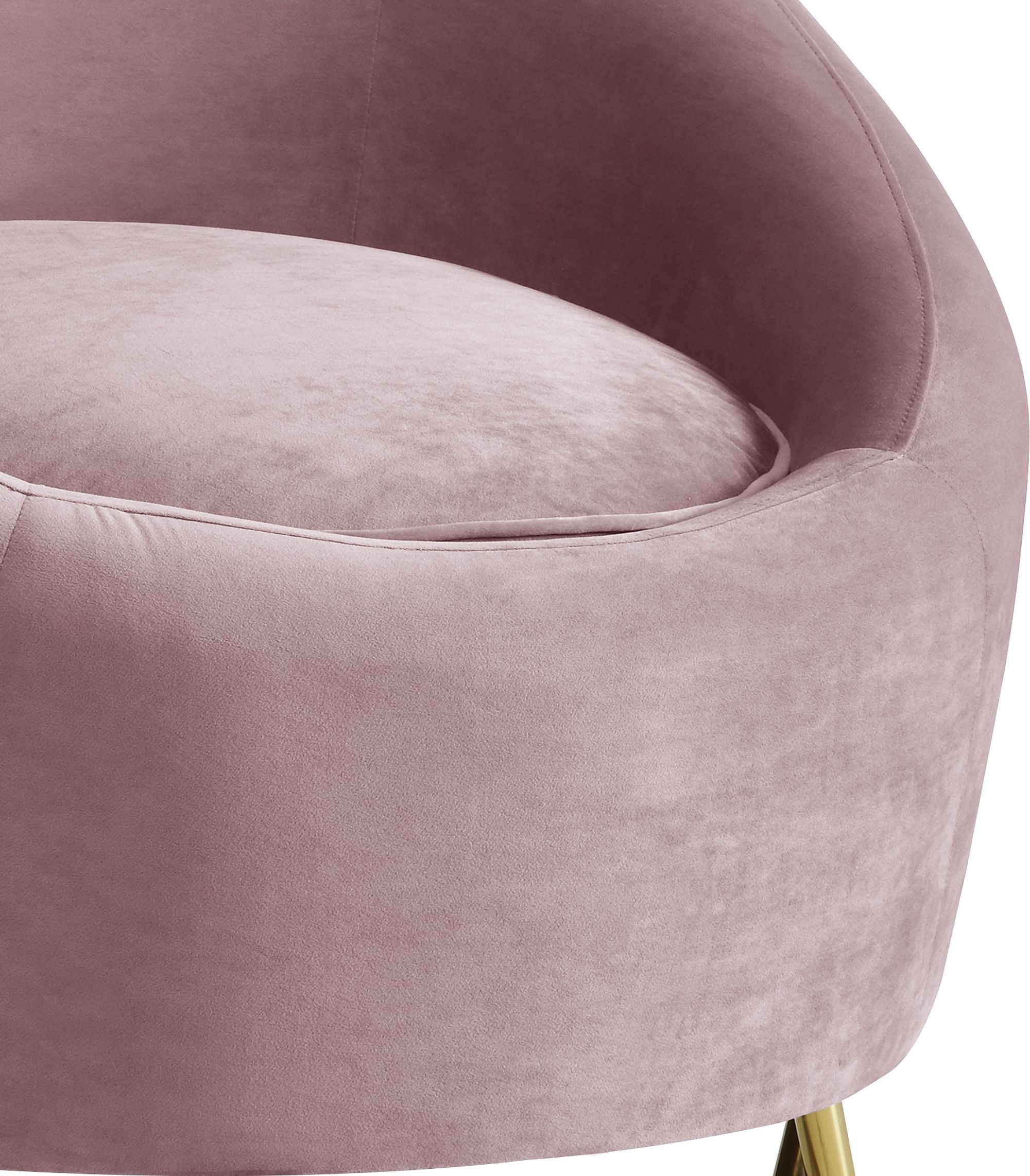 Serpentine Velvet Chair