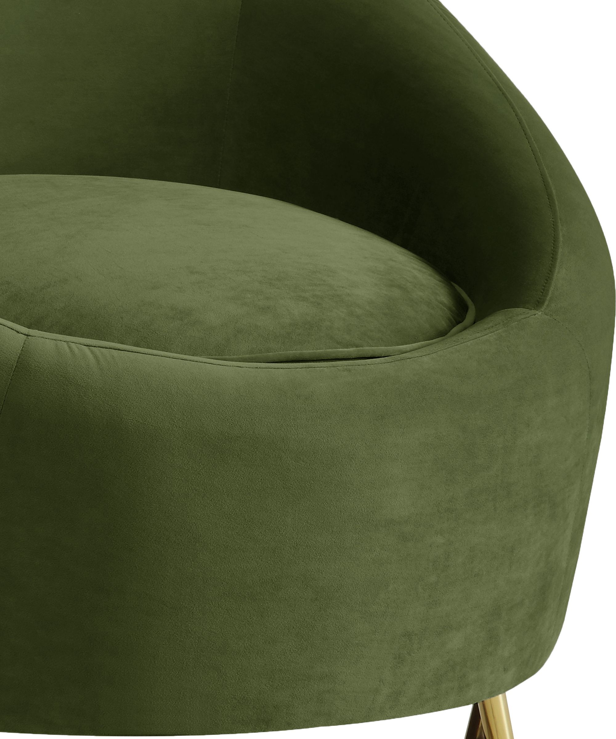Serpentine Velvet Chair