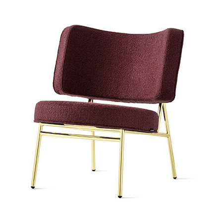 Coco Fabric/Metal Customizable Upholstered Lounge Chair
