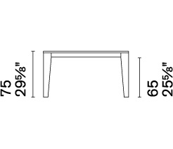 Dogma W70.9"-94.5" Rectangular Ceramic/Wood Extendable Dining Table