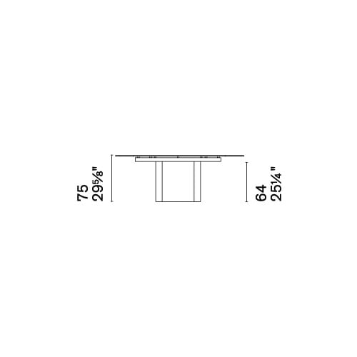 Yoroi W78.7"-98.4"-118.1" Ceramic/Metal/Wood Customizable Extendable Rectangular Dining Table