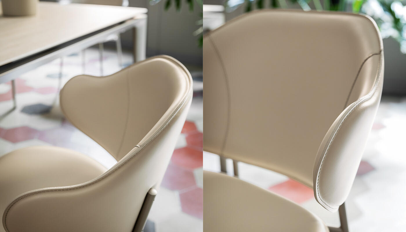 Holly Upholstery/Metal Dining Chair